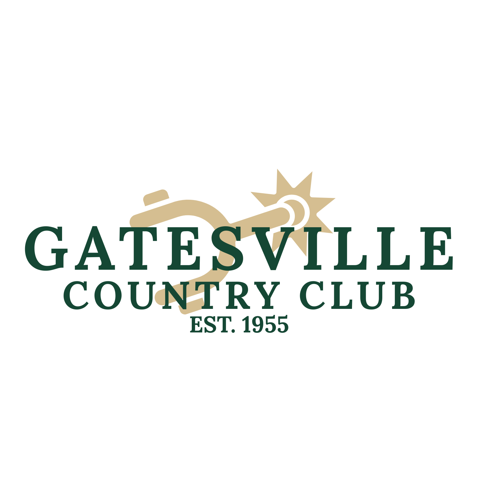 Gatesville Country Club Logo | Sky Densman LLC Digital Marketing