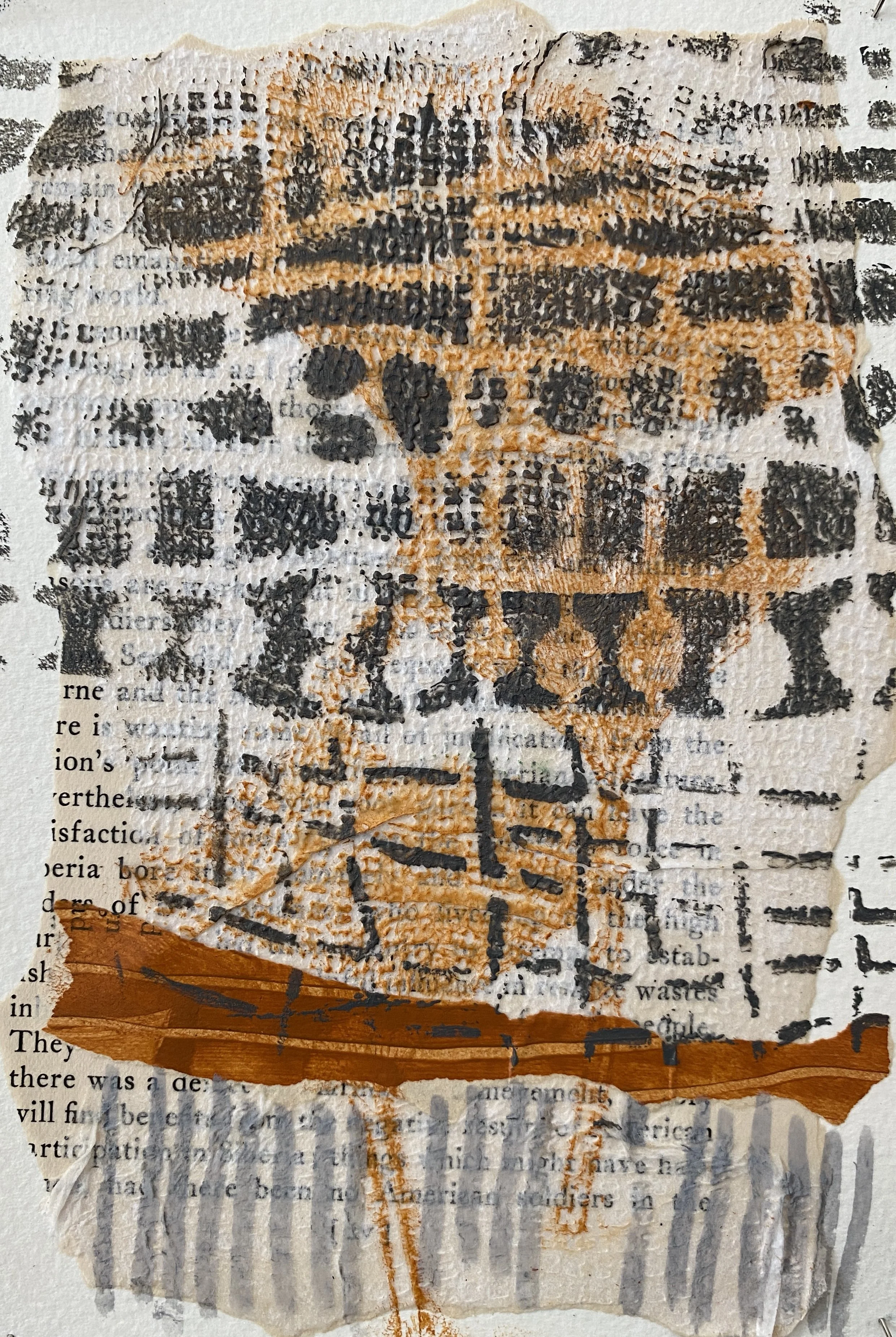 Untitled Series in Orange #1