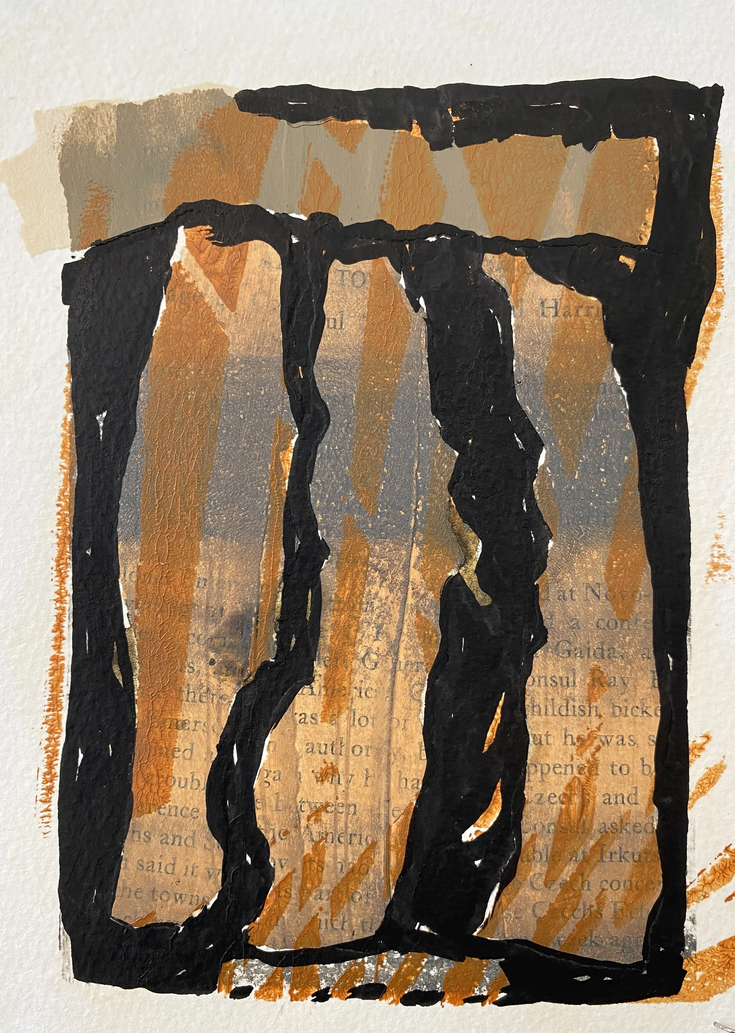 Untitled Series in Orange #5