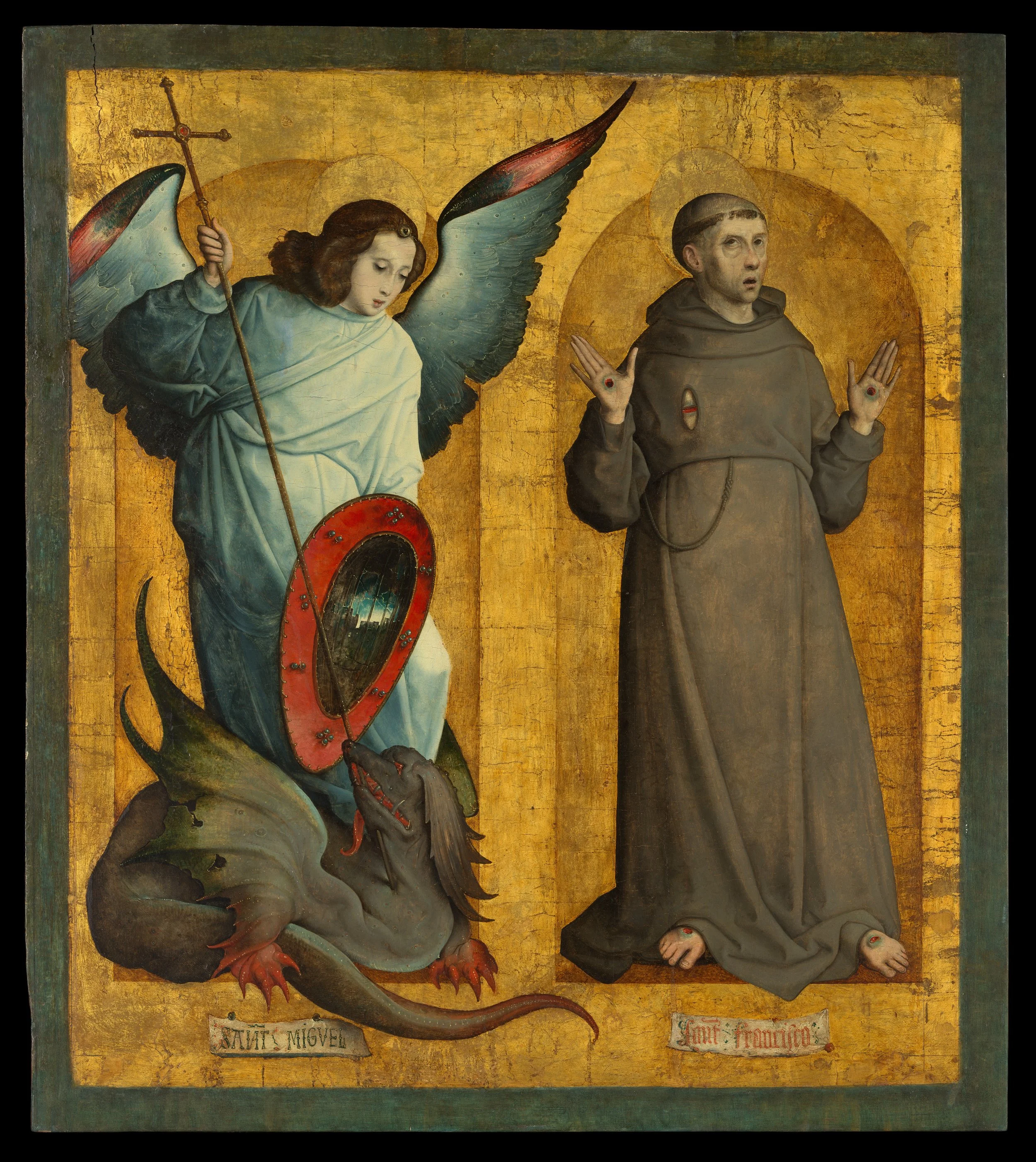 Sts. Michael Archangel and Francis of Assisi (de Flandes)