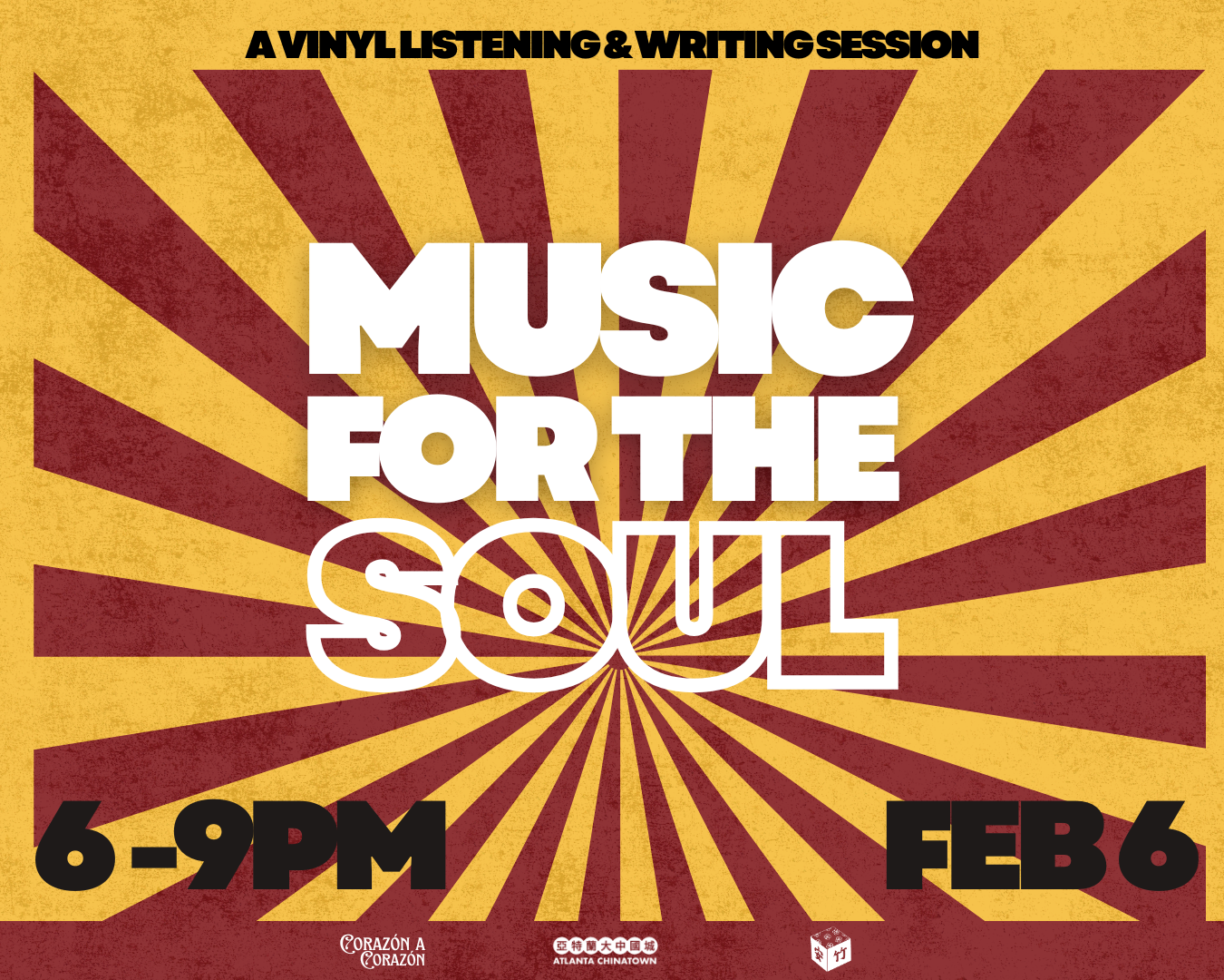"Music For The Soul" - Vinyl Listening Session