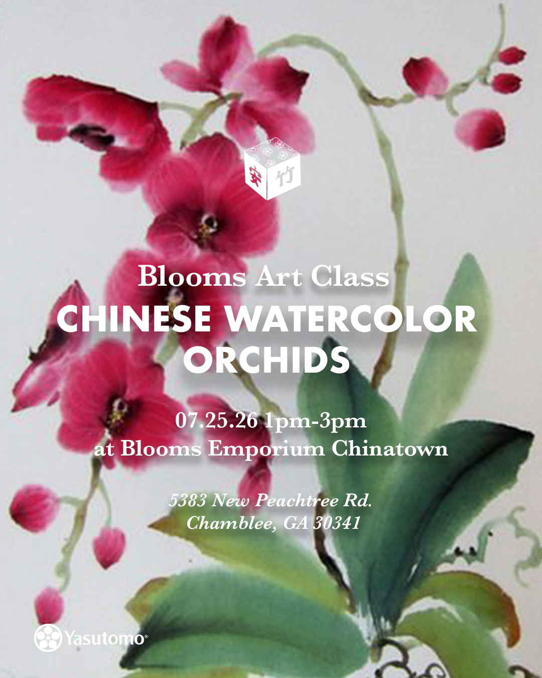 Chinese Watercolor Orchids