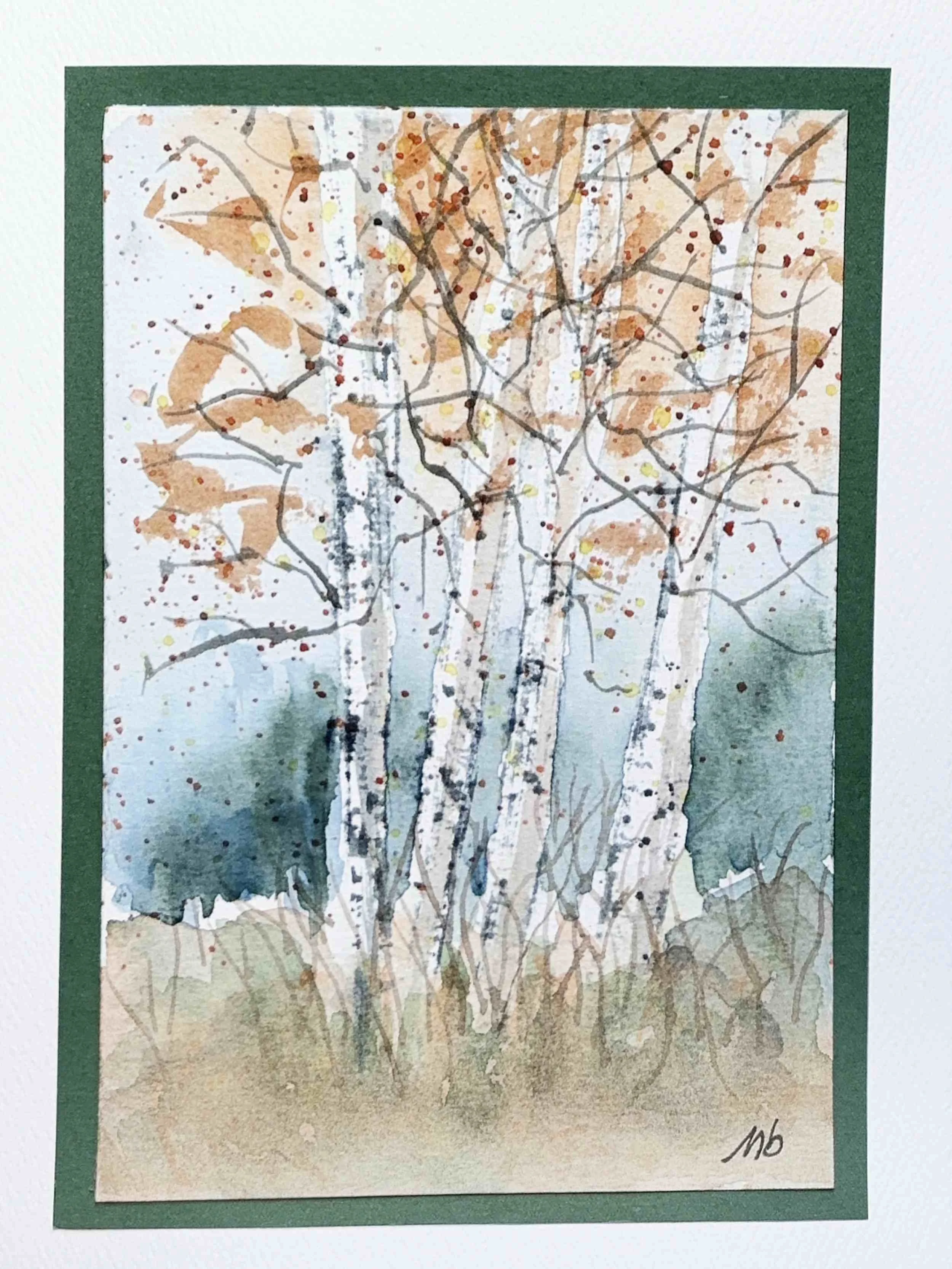 Bouleaux d'automne - format 1