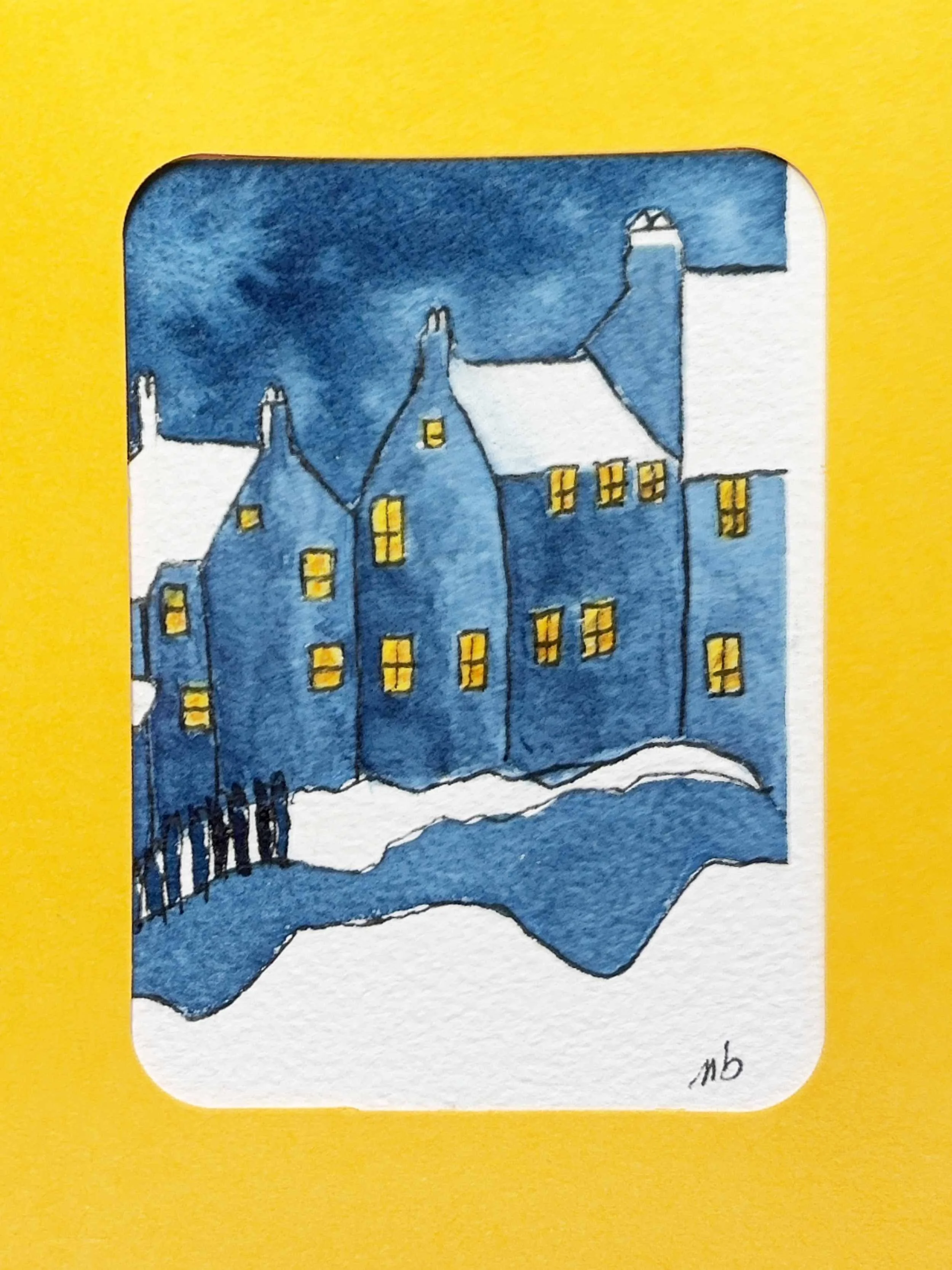 Désolée, c'est vendu ! Un village la nuit