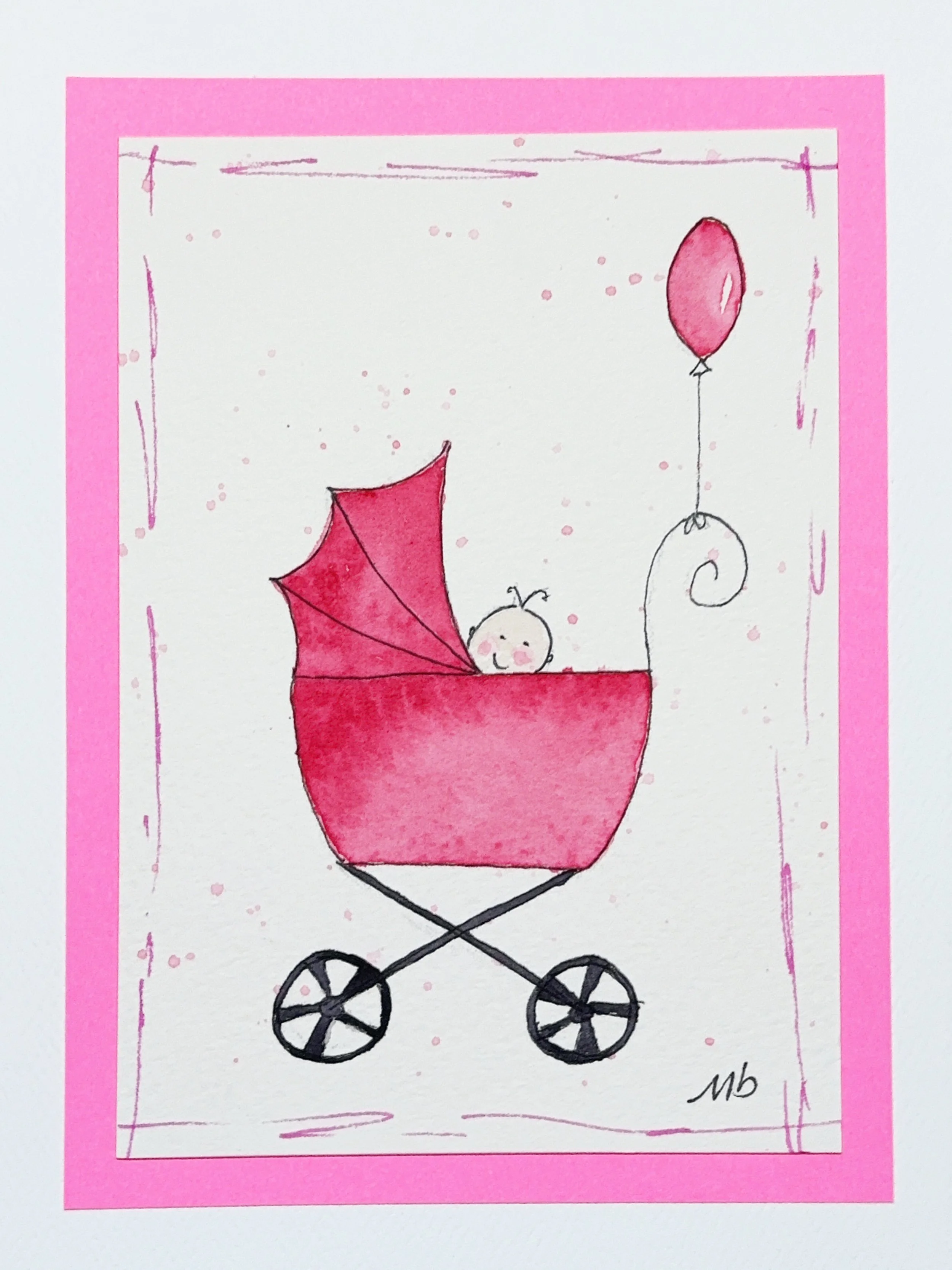 Ma poussette rose - format 1