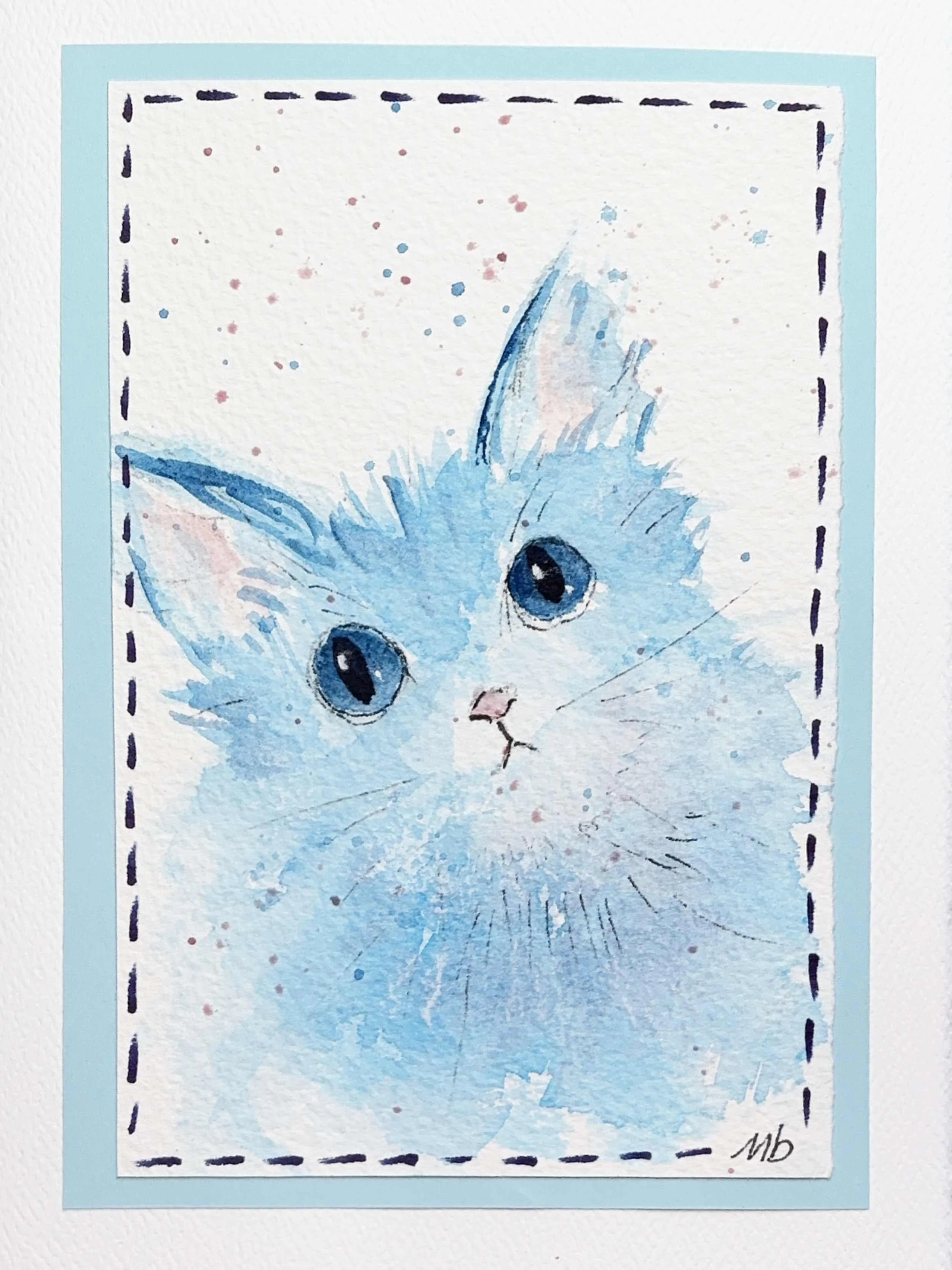 Chat bleu - format 1