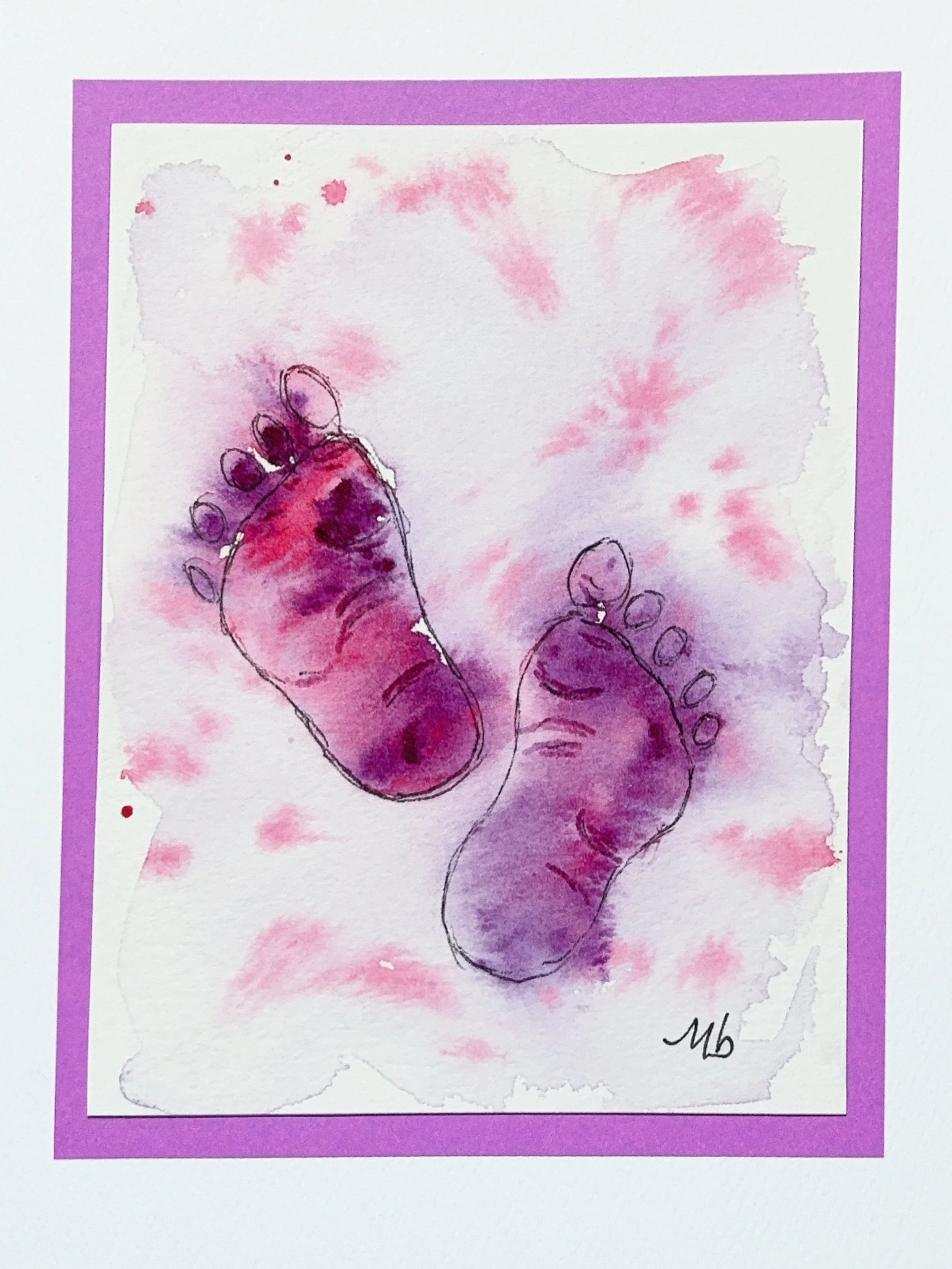 Pieds de bébé - format 1