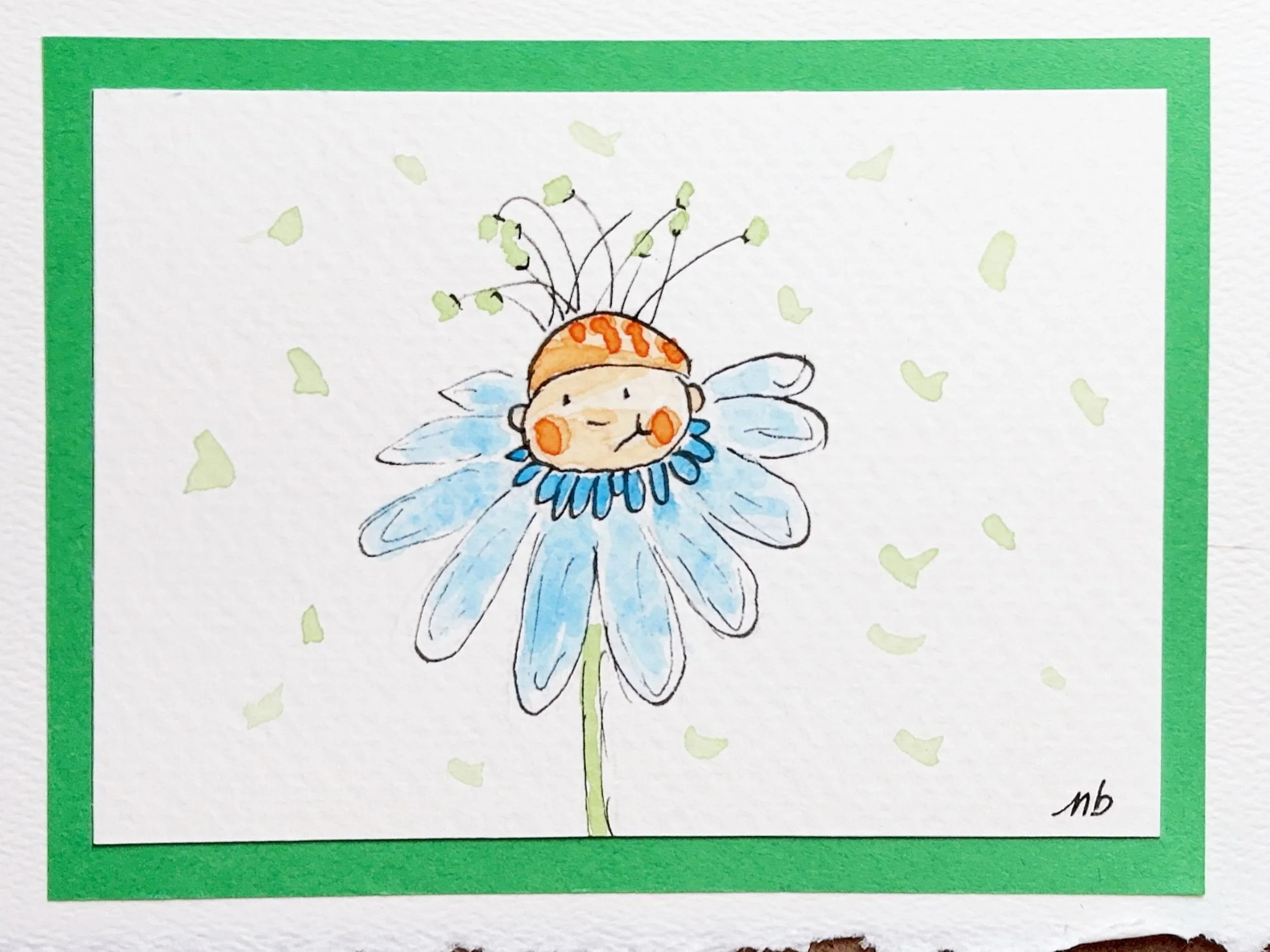 Bébé dans une fleur - format 3