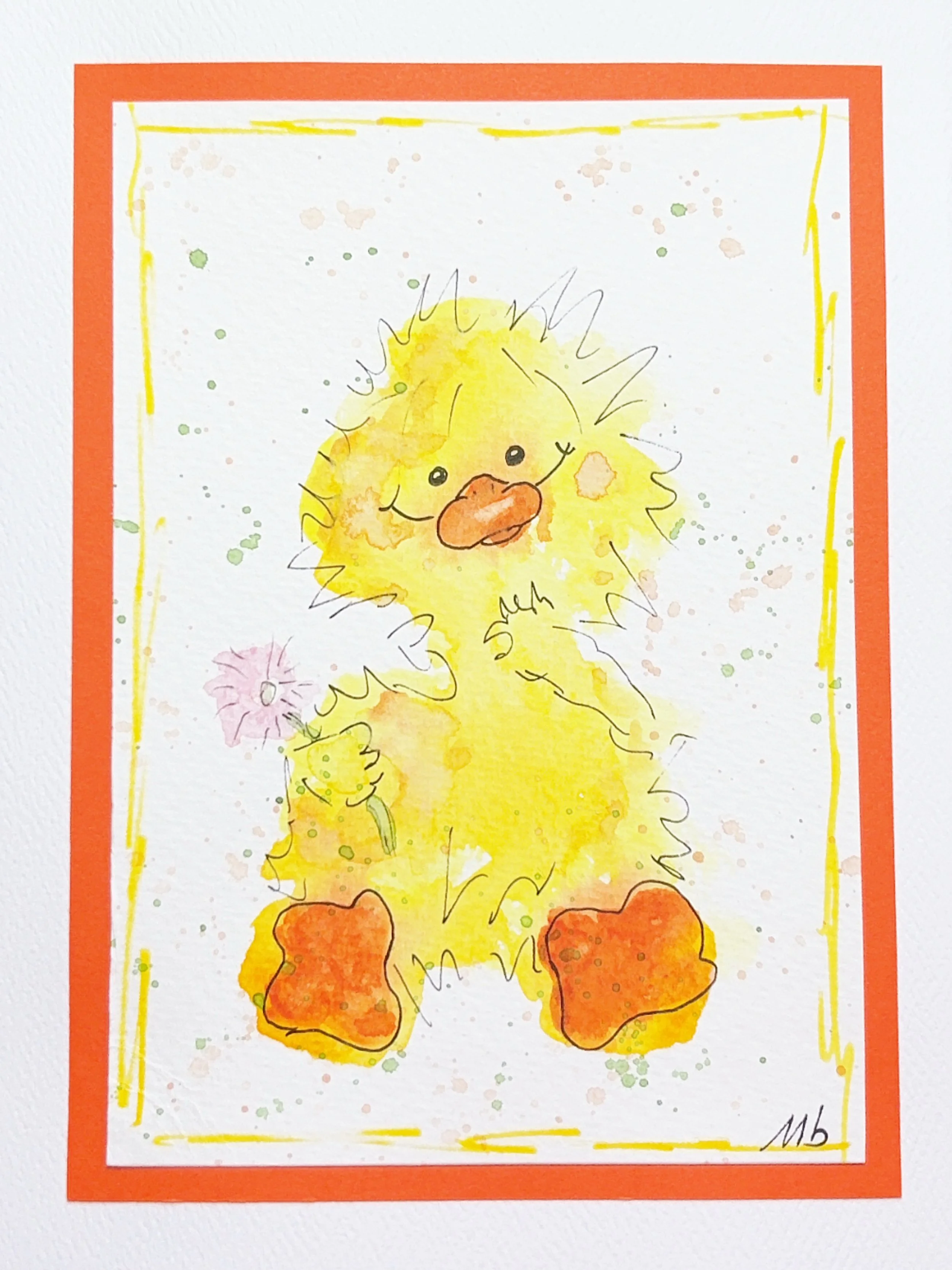 Poussin échevelé - format 1