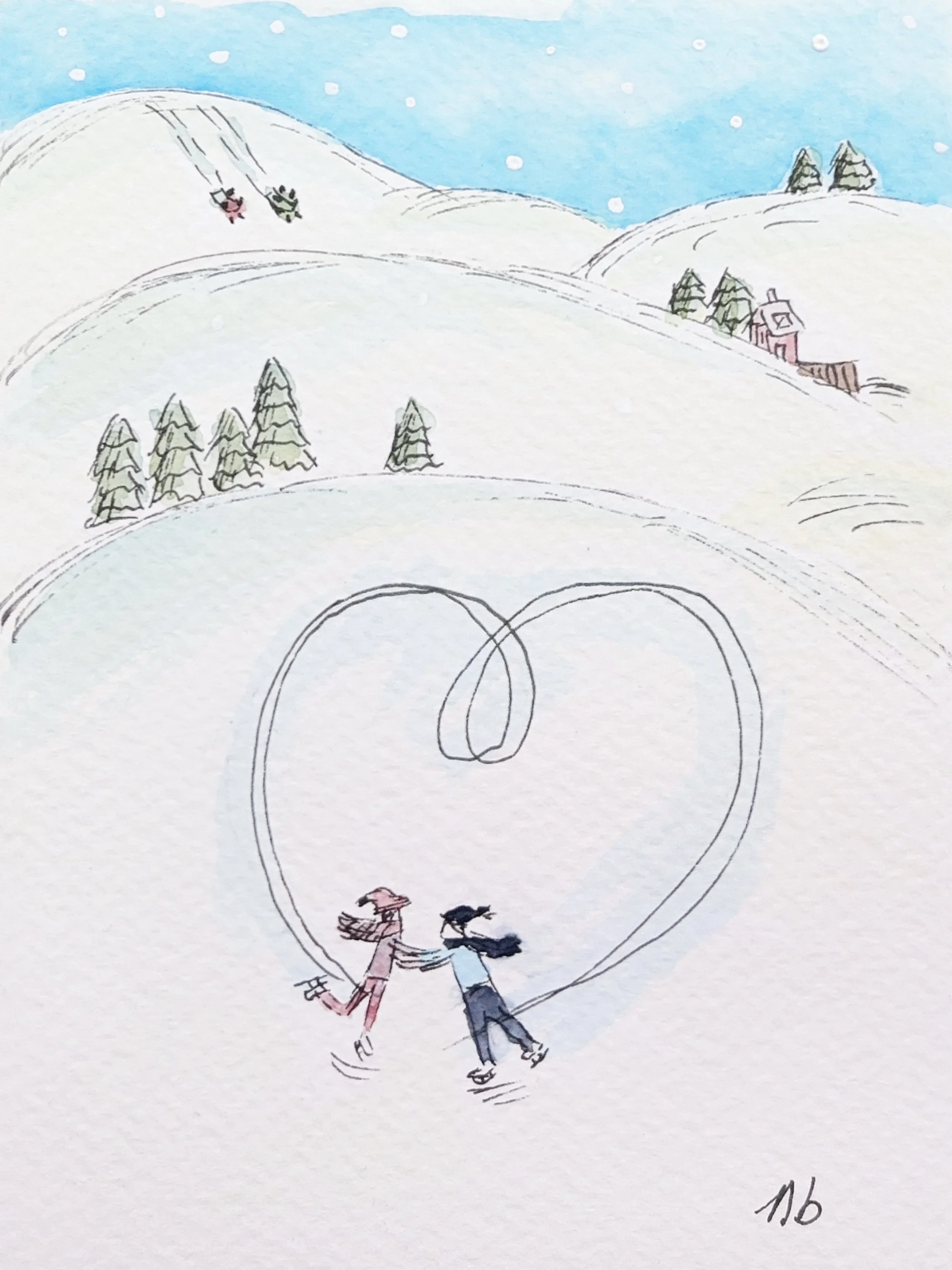 Vacances de Noël - 11 X 15 cm - 20 $