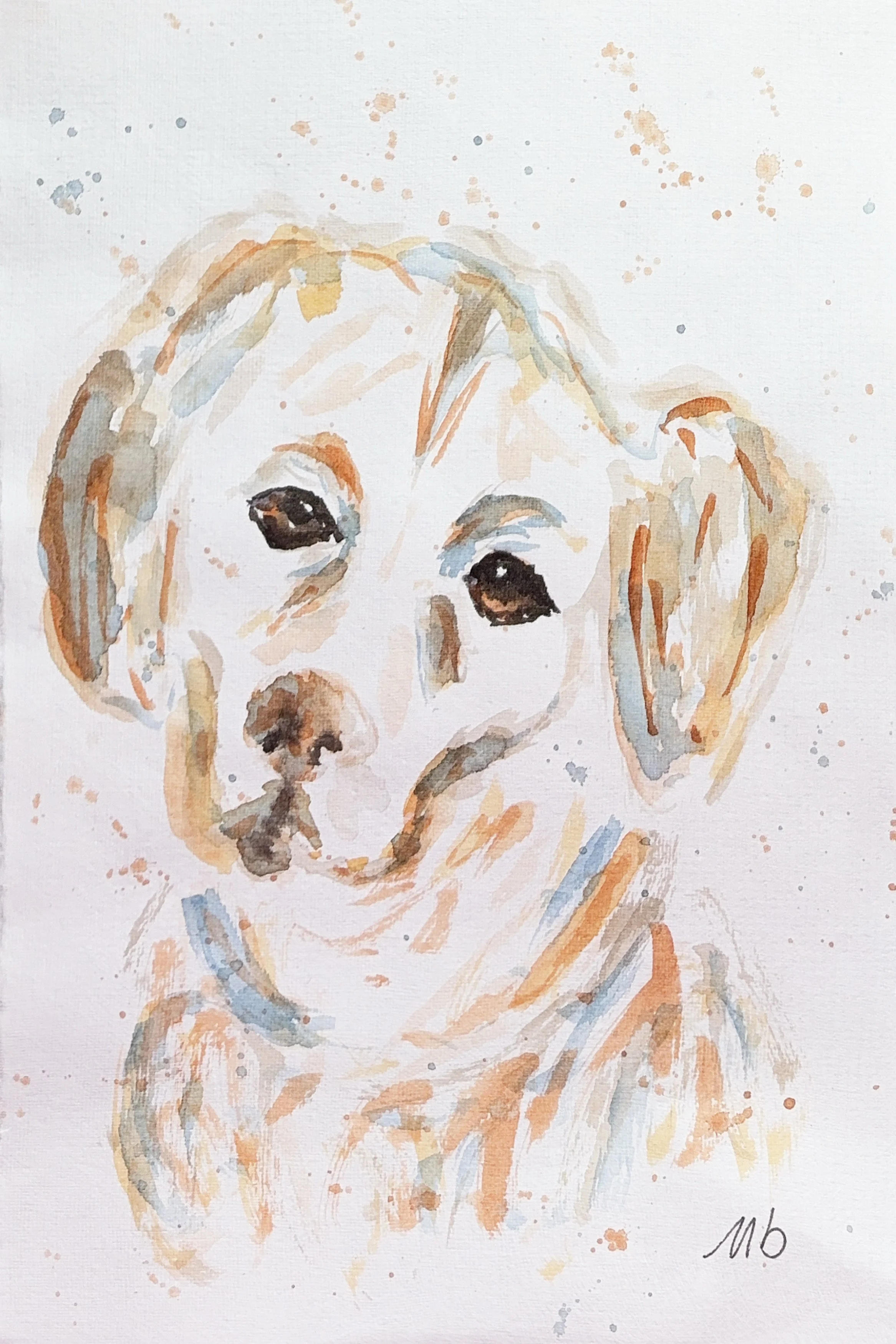 Chien triste - 19 X 29 cm - 55 $