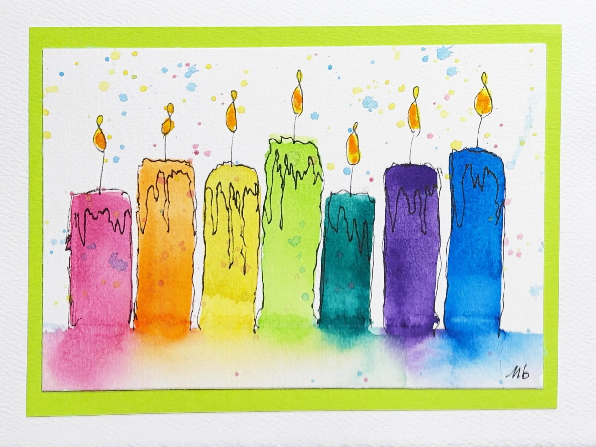 Sept chandelles - format 1