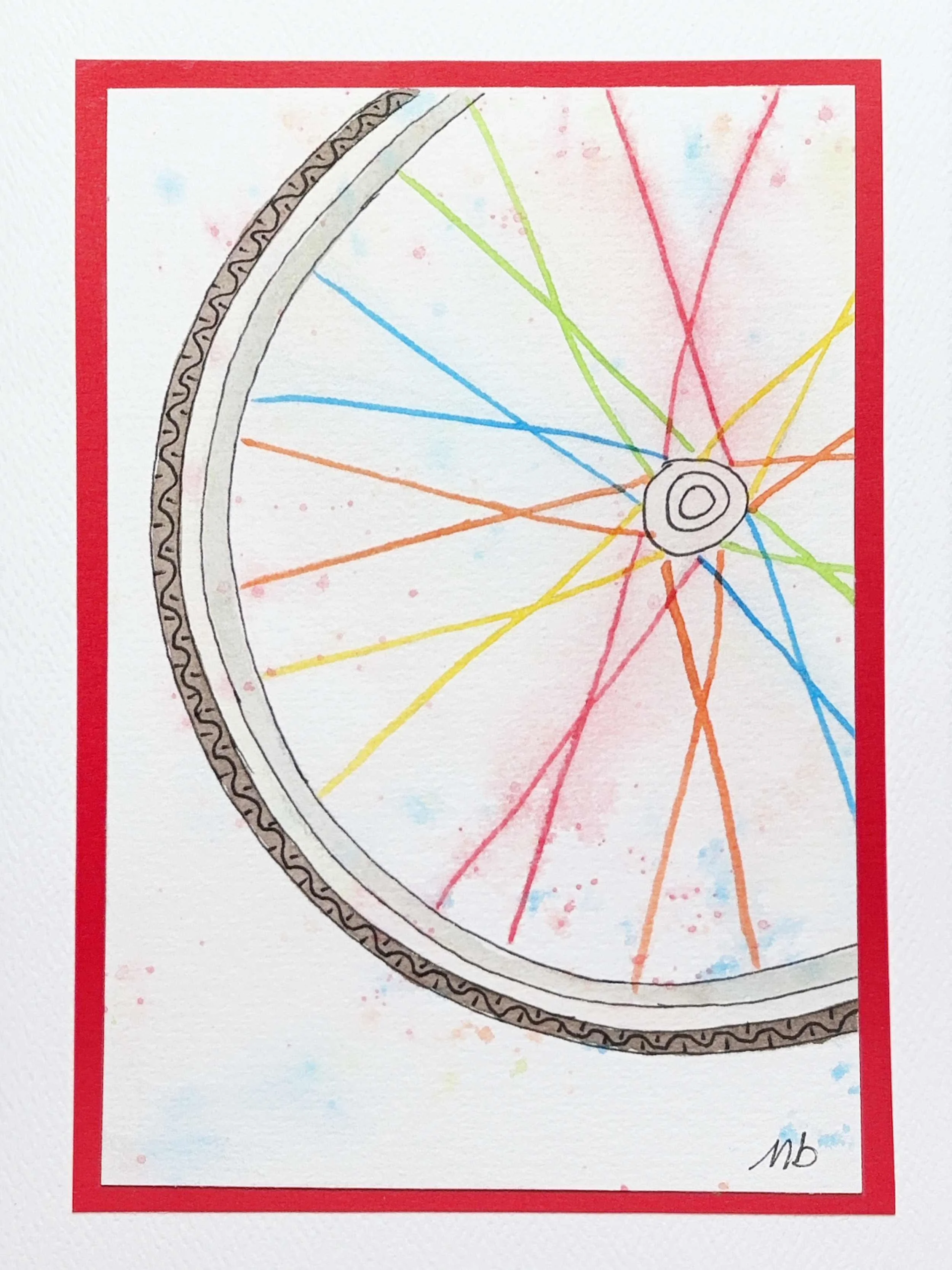 Roue de vélo - format 1