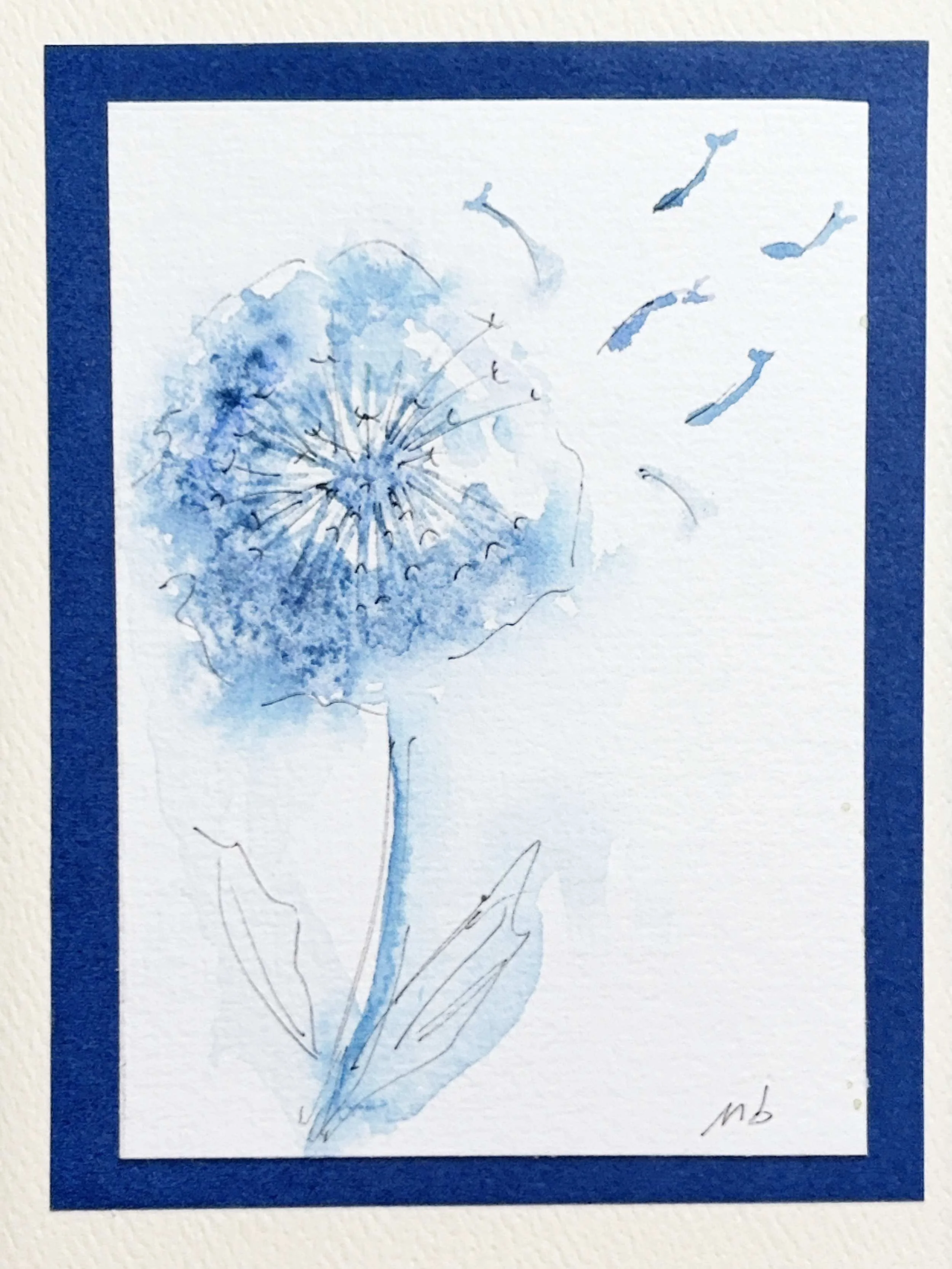 Pissenlit bleu foncé - format 3