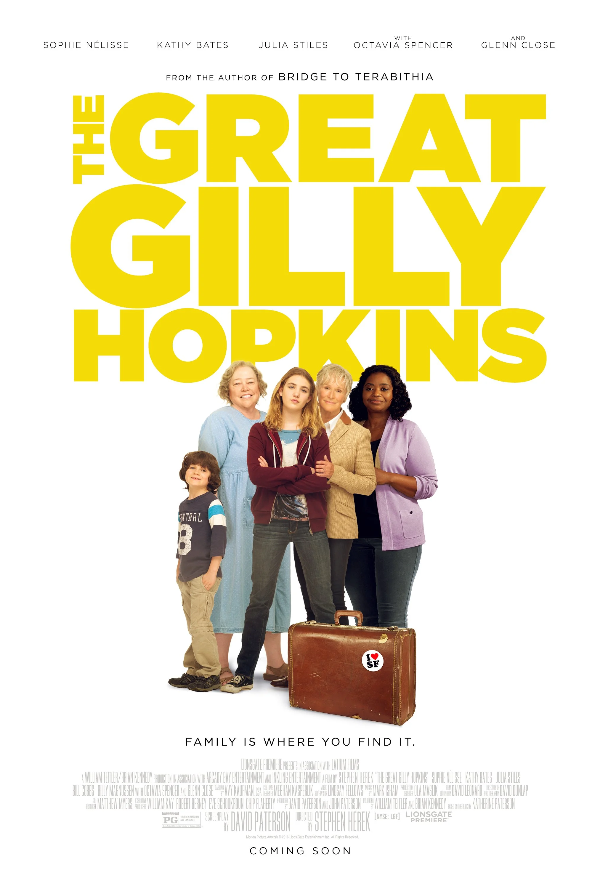 The Great Gilly Hopkins
Client: Lionsgate
Agency: B O N D