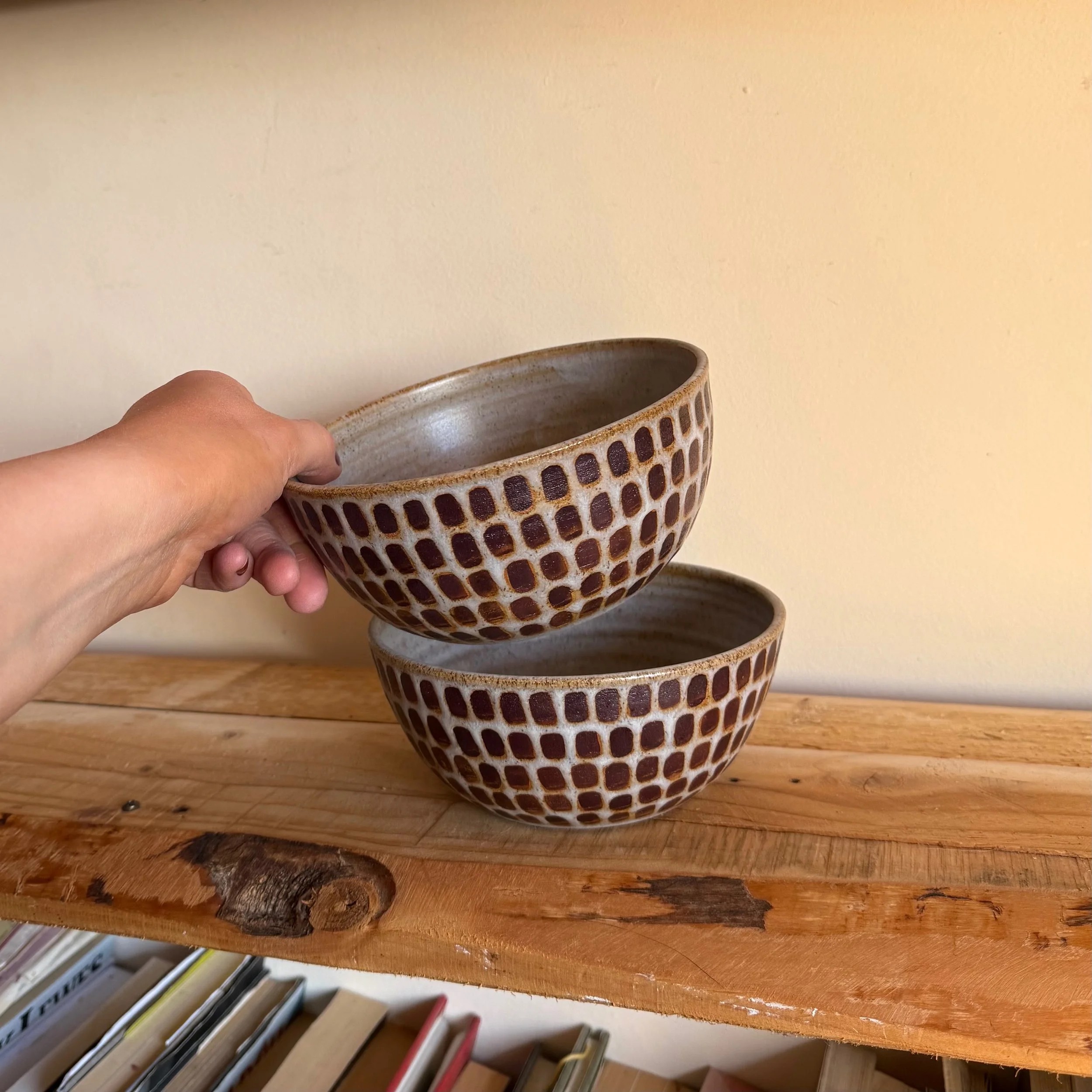 Textured breakfast bowl