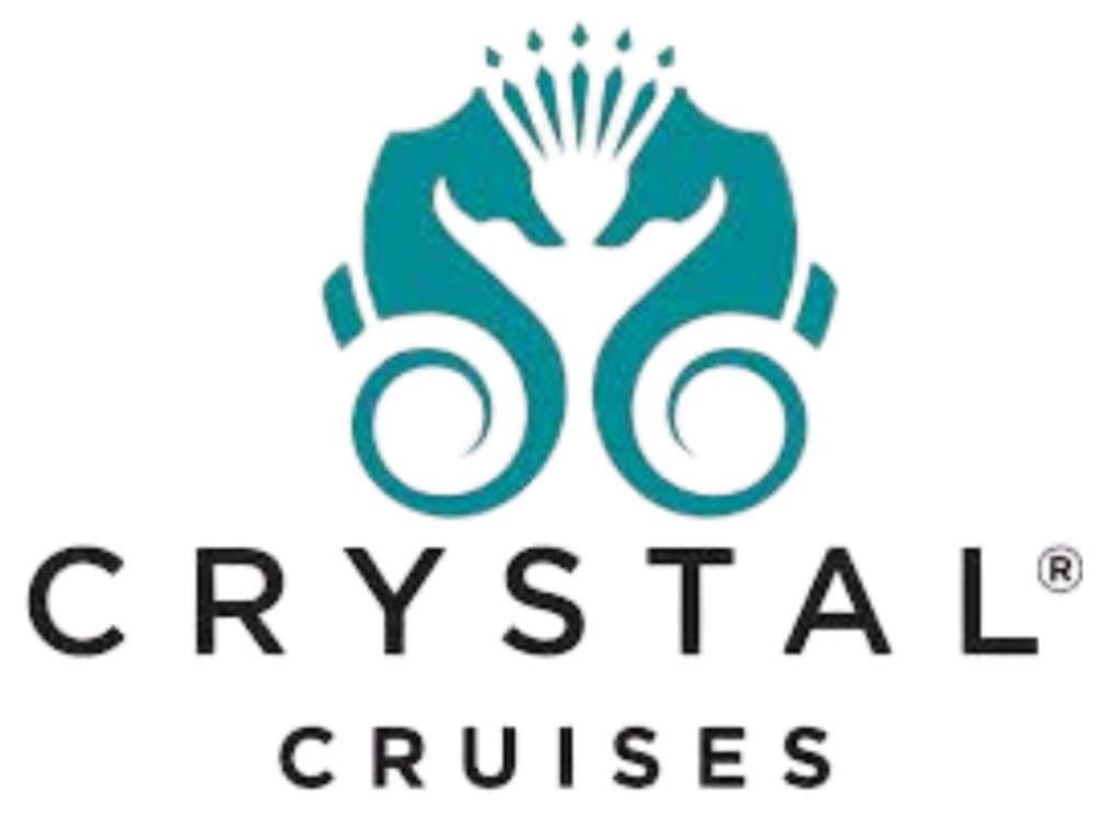 A logo for Crystal Crystals with two hands, one on each side, forming a heart shape above a stylized crystal. The word 'CRYSTAL' in uppercase letters is below the graphic, with 'CRYSTALS' in smaller text underneath.