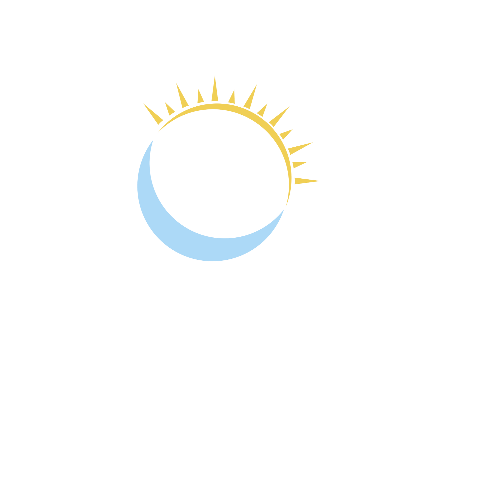 Logo for Avita Therapy Services featuring a crescent moon with a sun partially behind it, and the company name and description below.