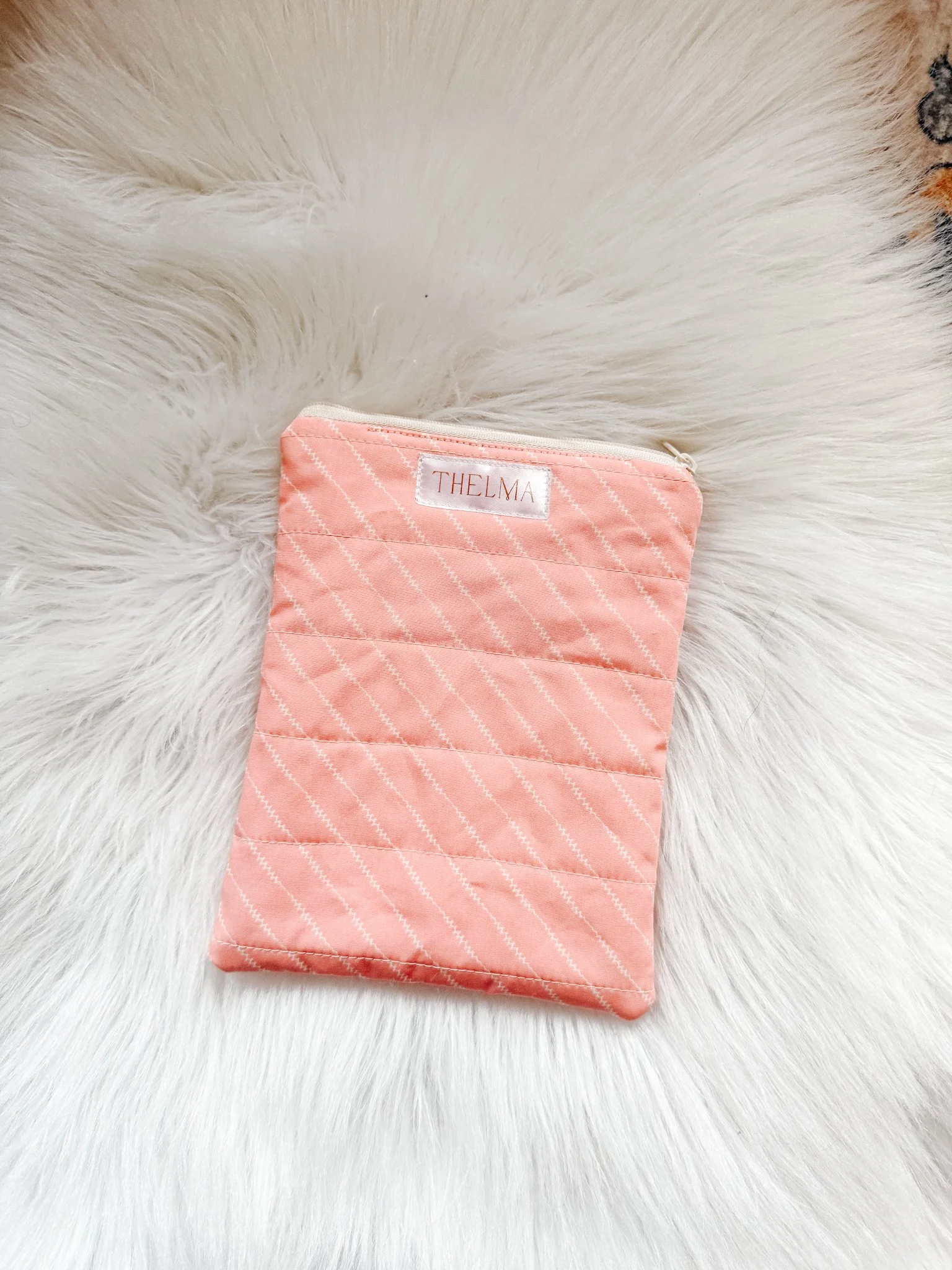 Quilted Coral E-Reader Sleeve