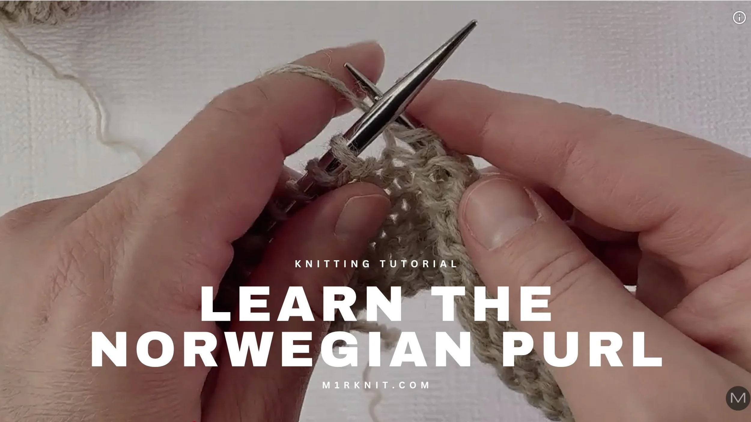 The Norwegian Purl Stitch