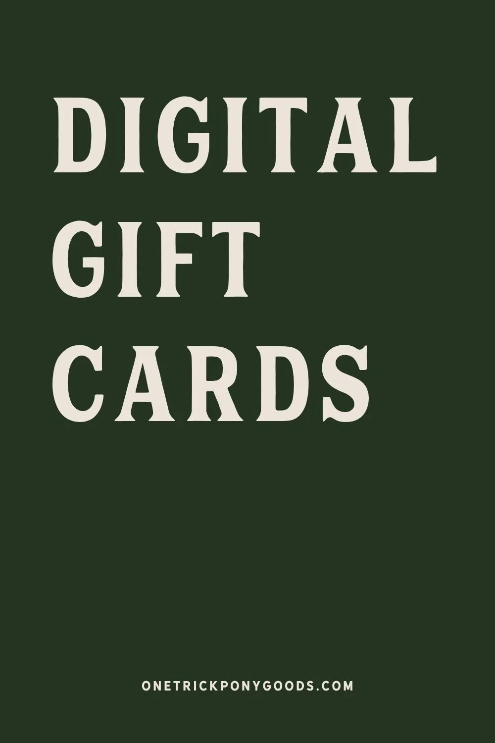 Digital Gift Cards