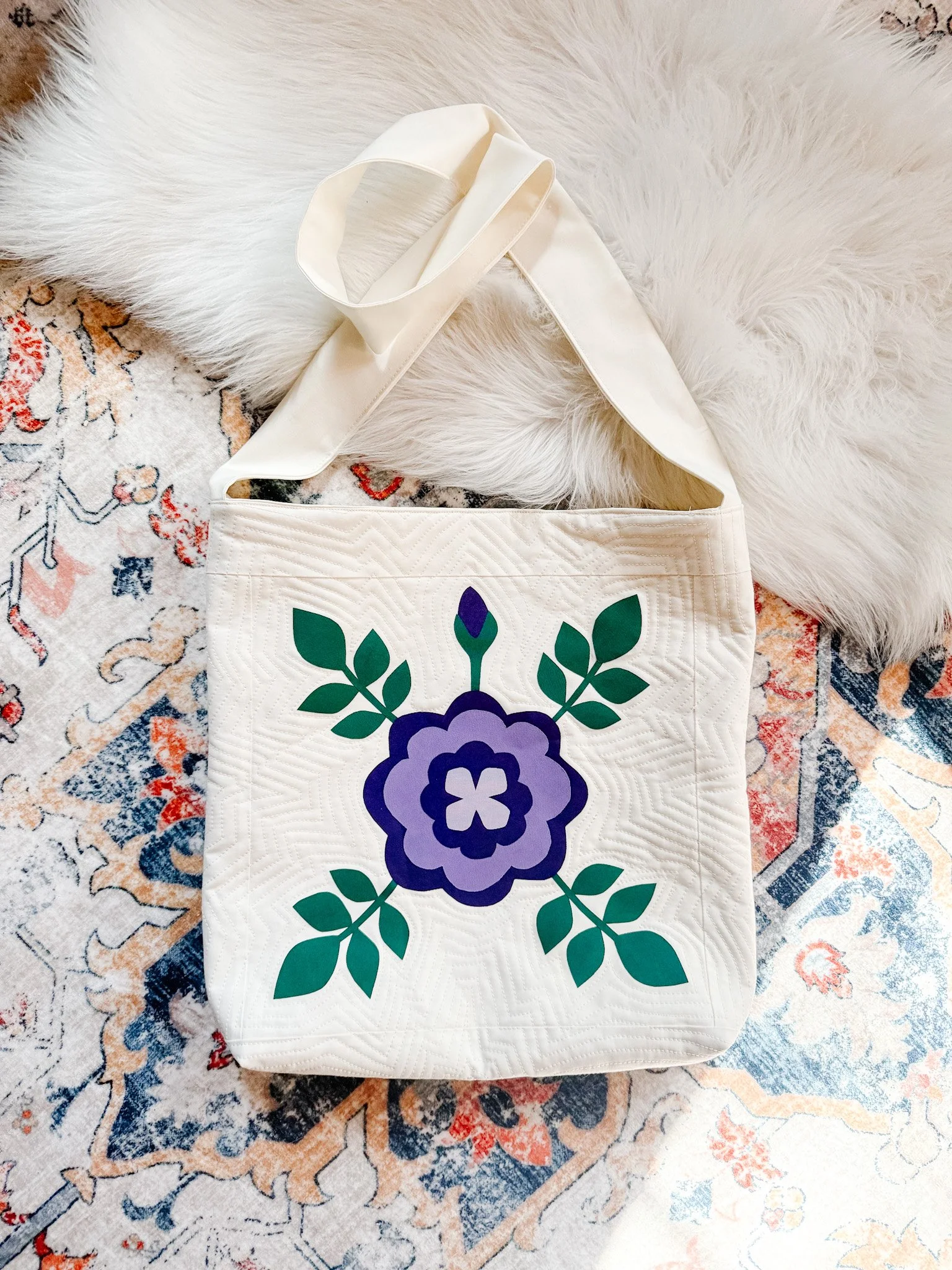 Kiss Me Kate Applique Tote Quilt Pattern