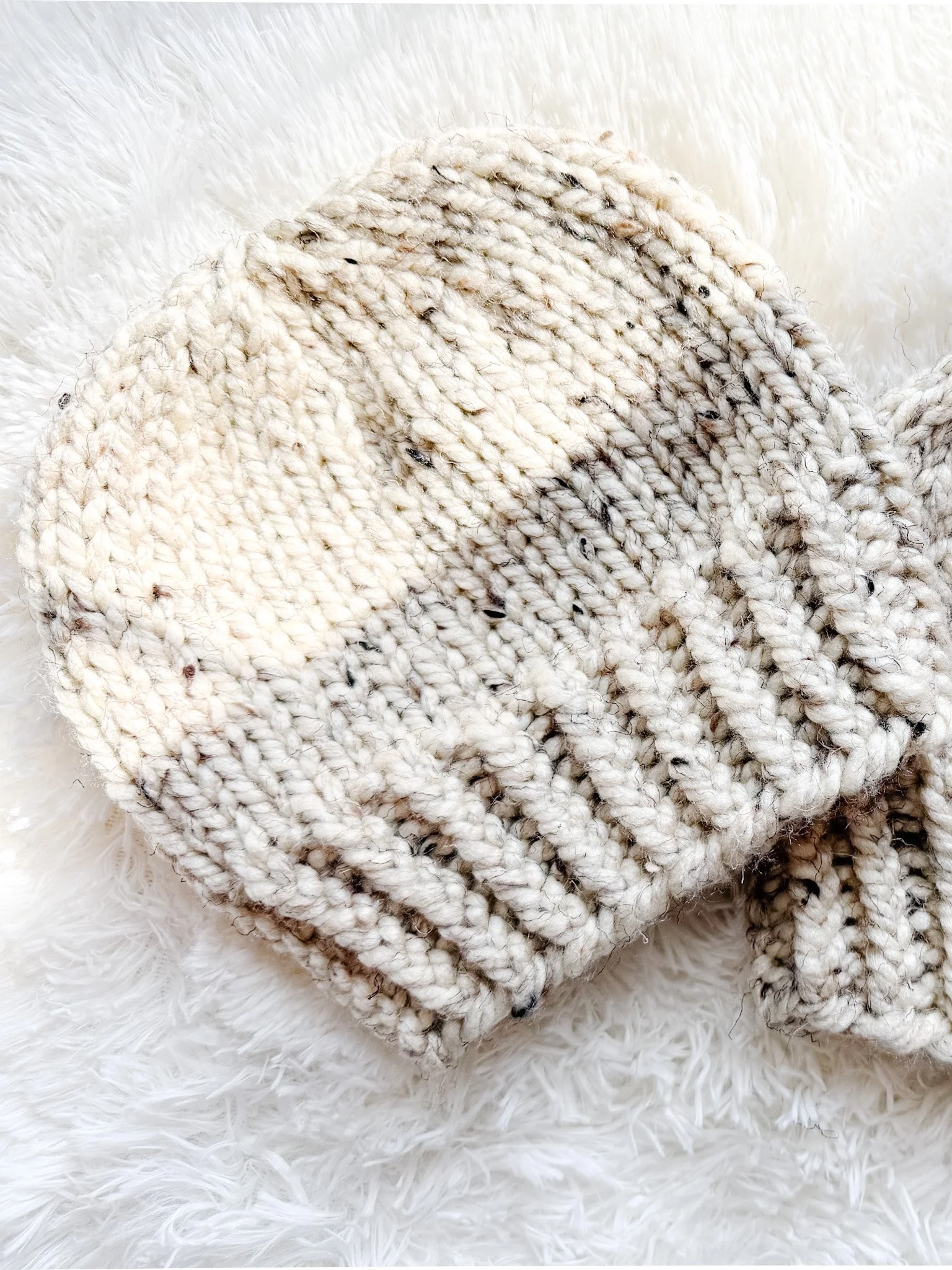 BEANIE 06 Knitting Pattern: Lion Brand Thick and Quick | Knitting Pattern PDF | Sweater Pattern | M1R KNIT