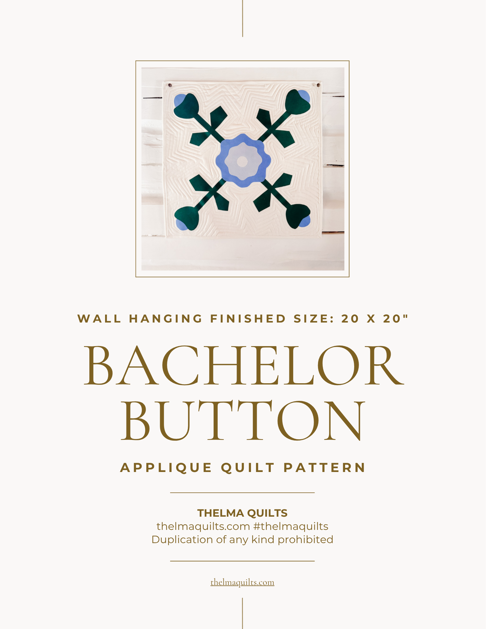 Bachelor's Button Applique Wall Hanging.png