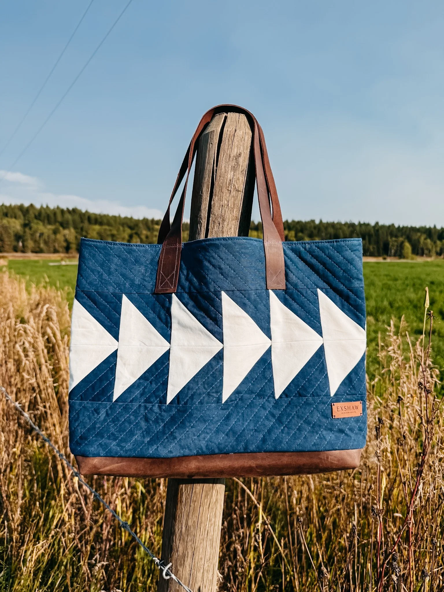 leather bottom totes