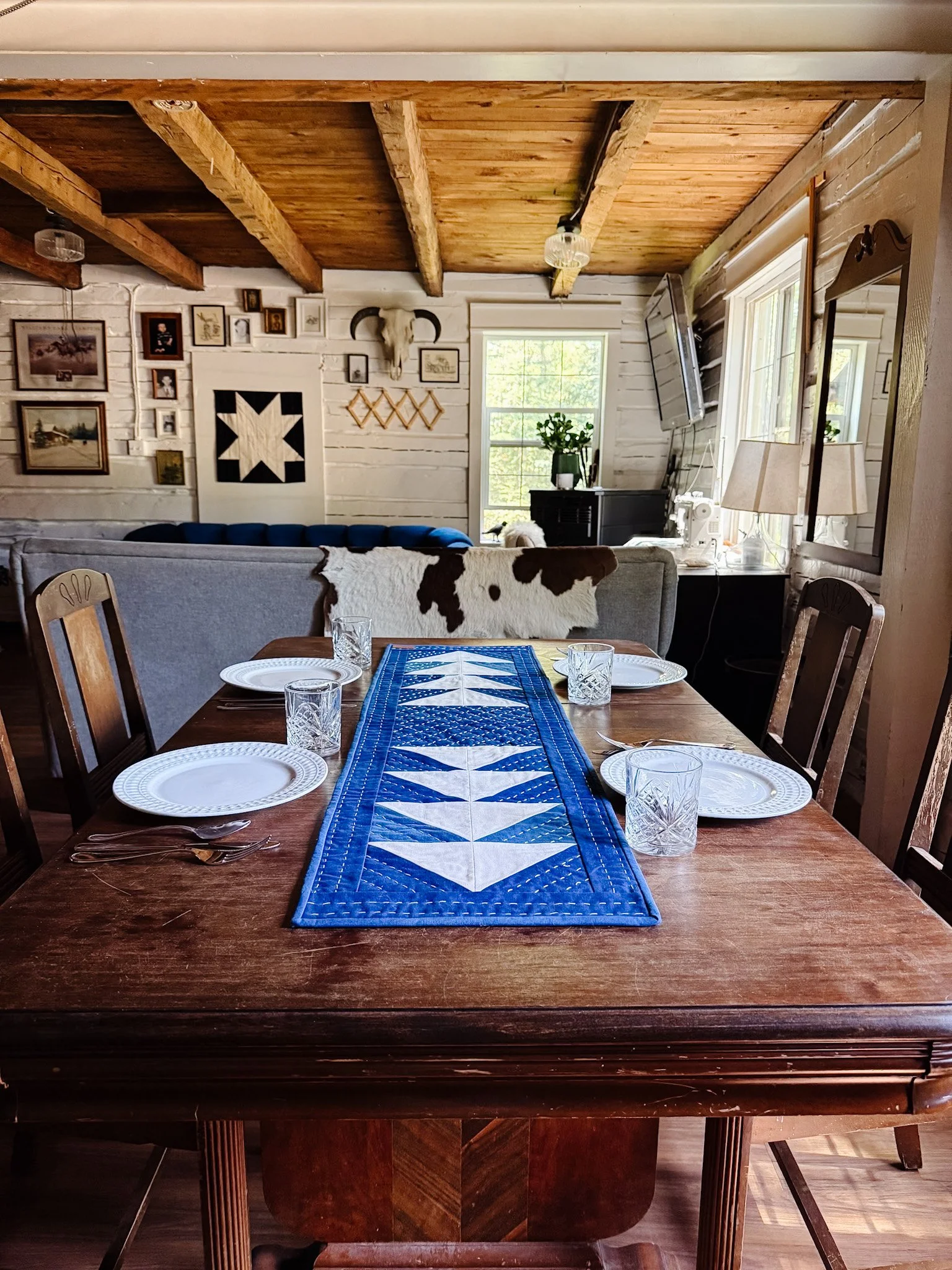 Arrowhead Quilted Table Runner