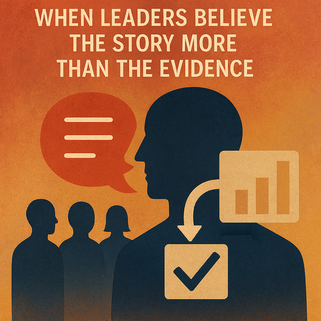 The Hidden Cybersecurity Risk: When Leaders Believe the Story More Than the Evidence
