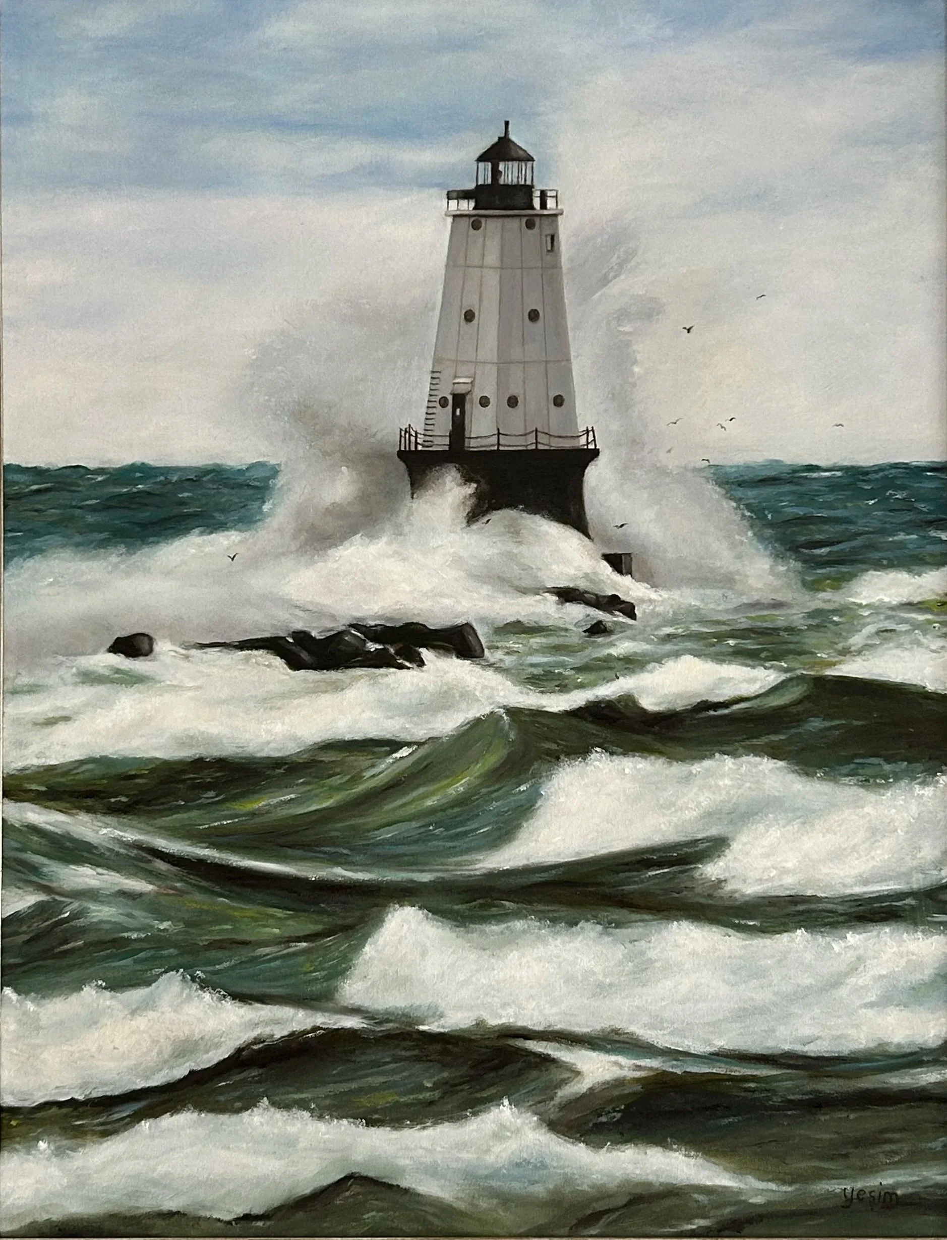 Lighthouse, Against the Waves