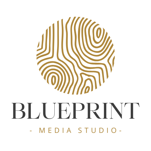 Blueprint Media Co website design and branding overview