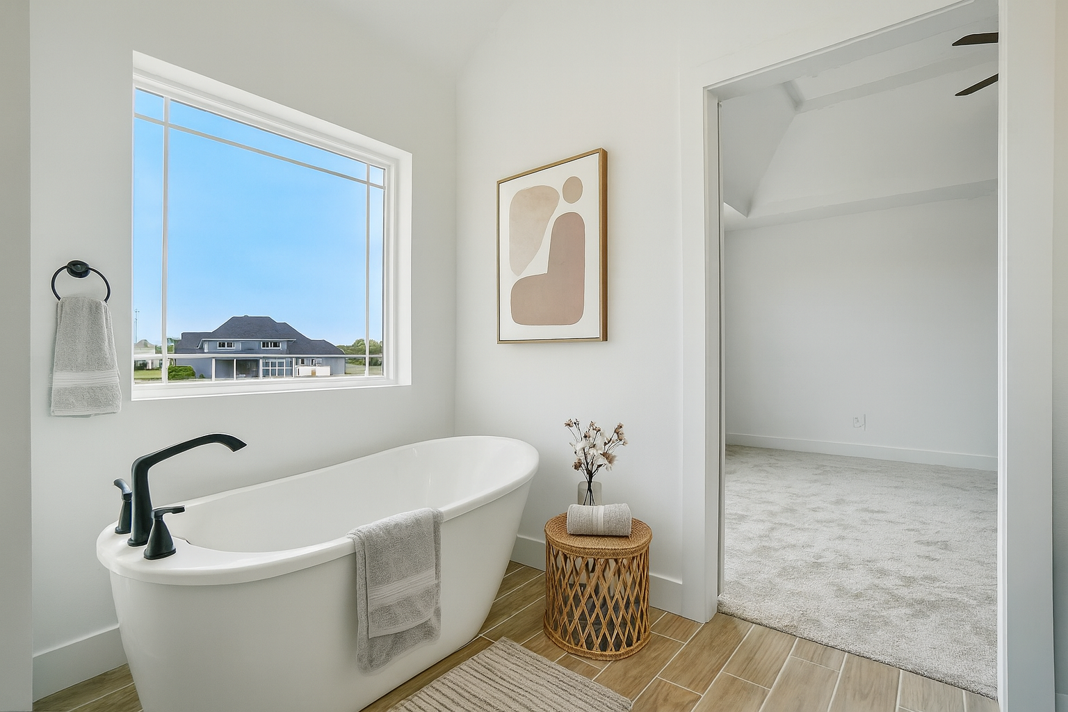 Realistic virtual staging for luxury real estate marketing