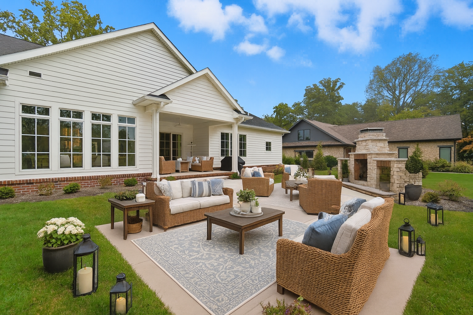 Digital home staging for real estate listing