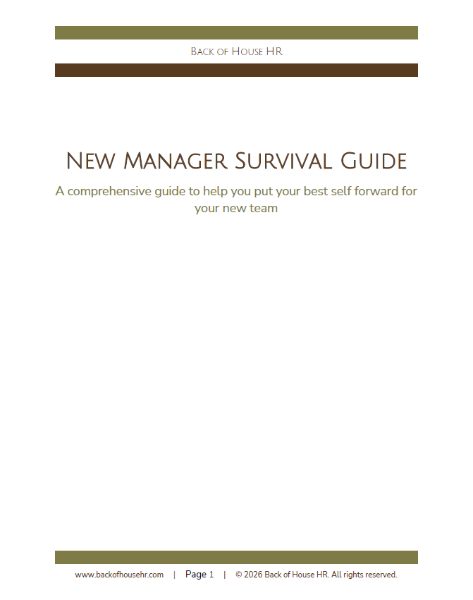 New Manager Comprehensive Survival Guide