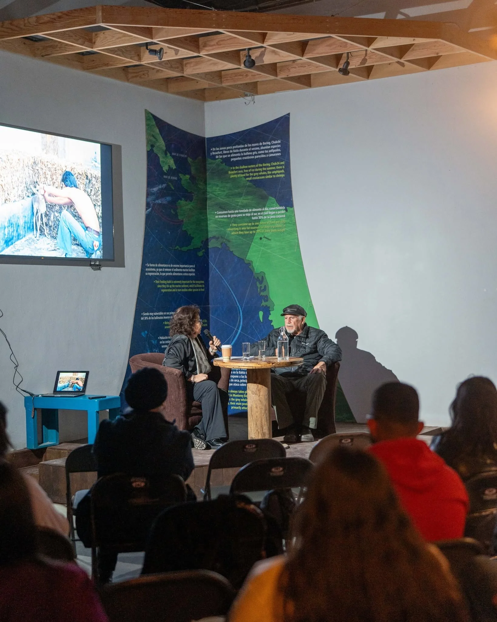 Victor Sánchez en MUSAM, con una plática sobre el berrendo peninsular en Ballenafest 2026.