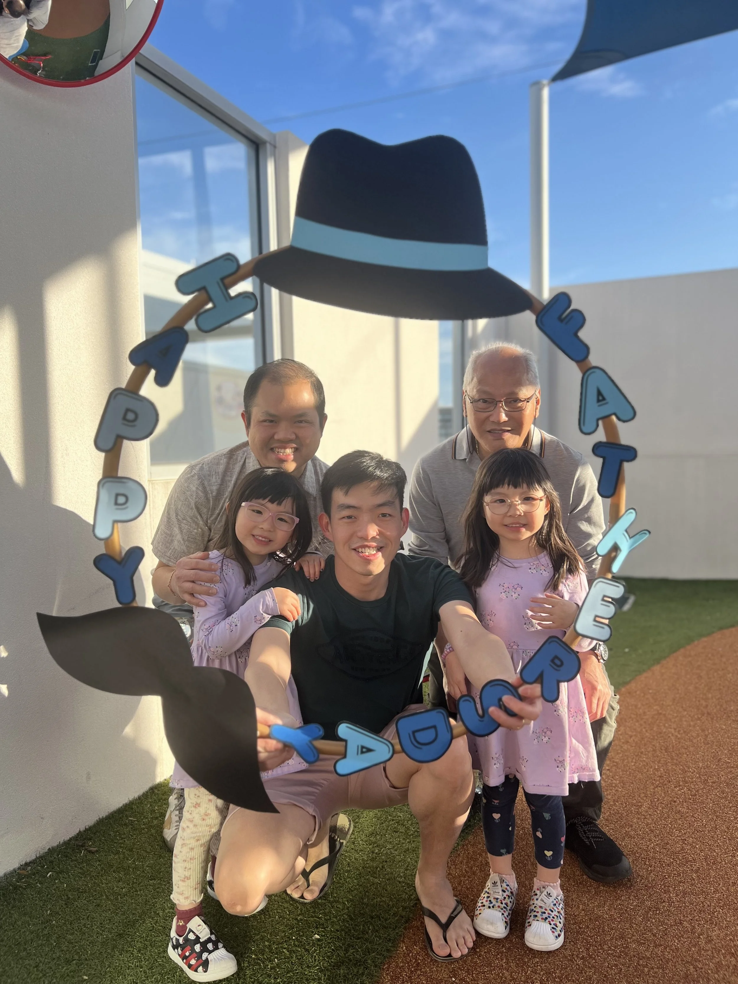 fathers ons day at our castle hill centre with three generations celebrating