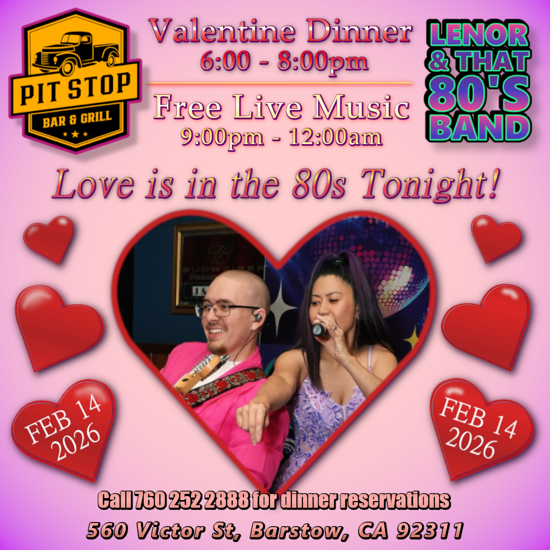 Pitstop Bar &amp; Grill  : Valentine’s Special! - Barstow, CA