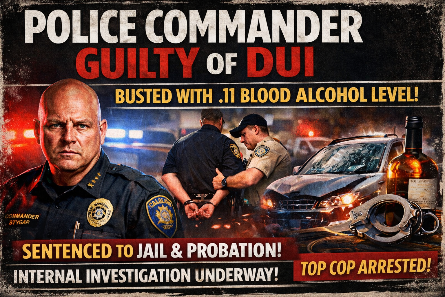 Los Banos Police Commander Convicted of DUI