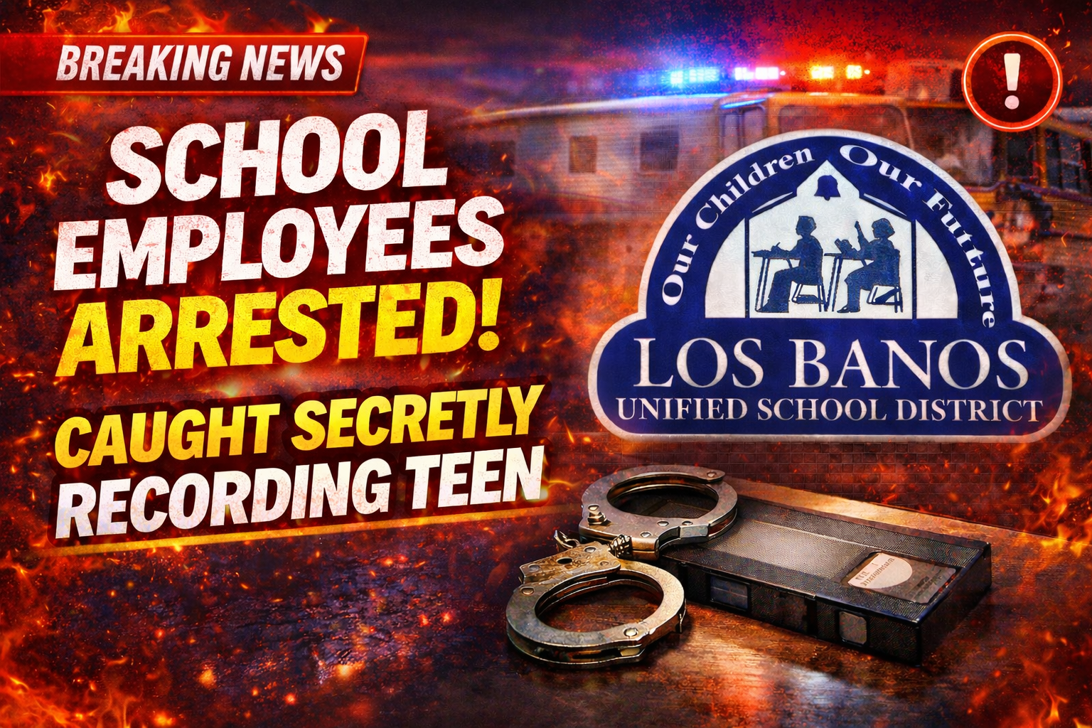 School District Employees Arrested After Being Caught Secretly Recording Teen