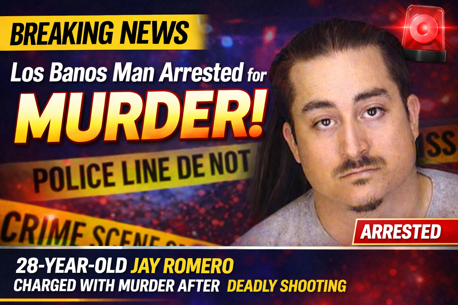 Los Banos Man Charged With Murder After Daylight Shooting