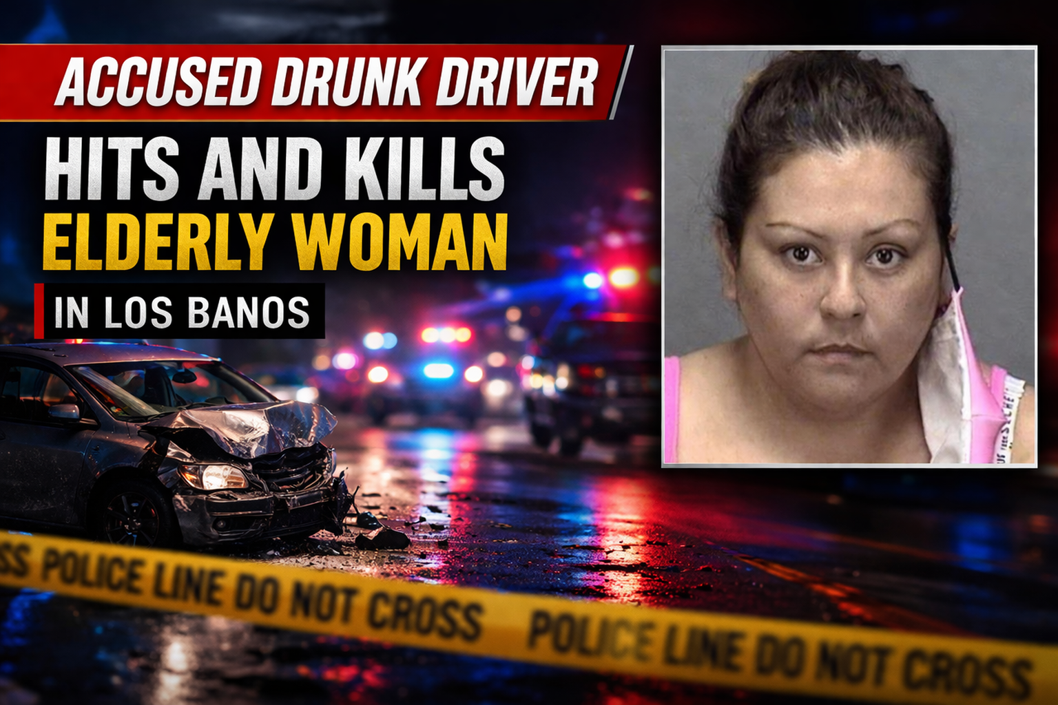 Drunk Driver Hits and Kills Elderly Woman in Los Banos