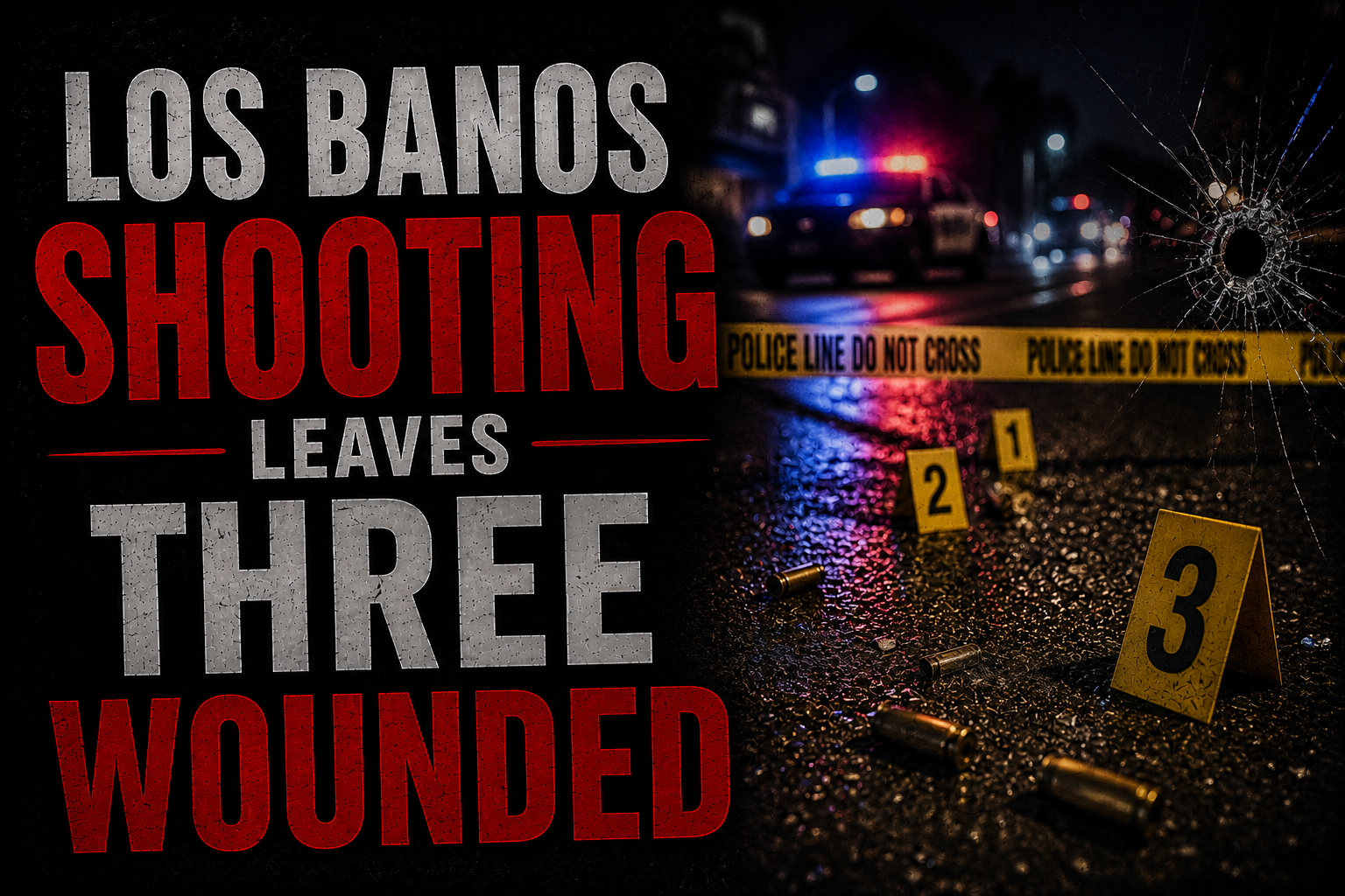 Los Banos Shooting Leaves Three People Wounded