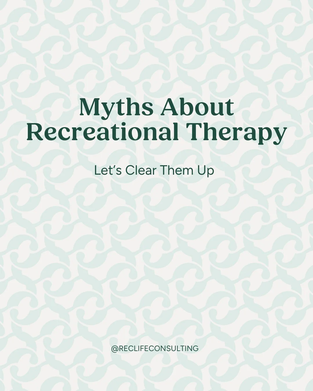 Recreational Therapy is often misunderstood.
Let&rsquo;s clear it up.
Swipe to learn more.
#RecreationalTherapy #MythVsTruth #EvidenceBasedPractice