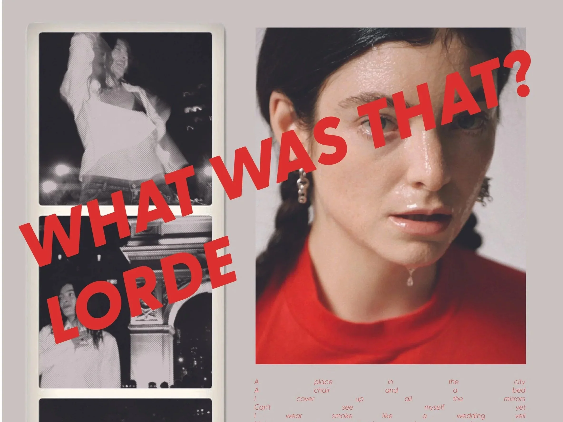 What Was That: Lorde