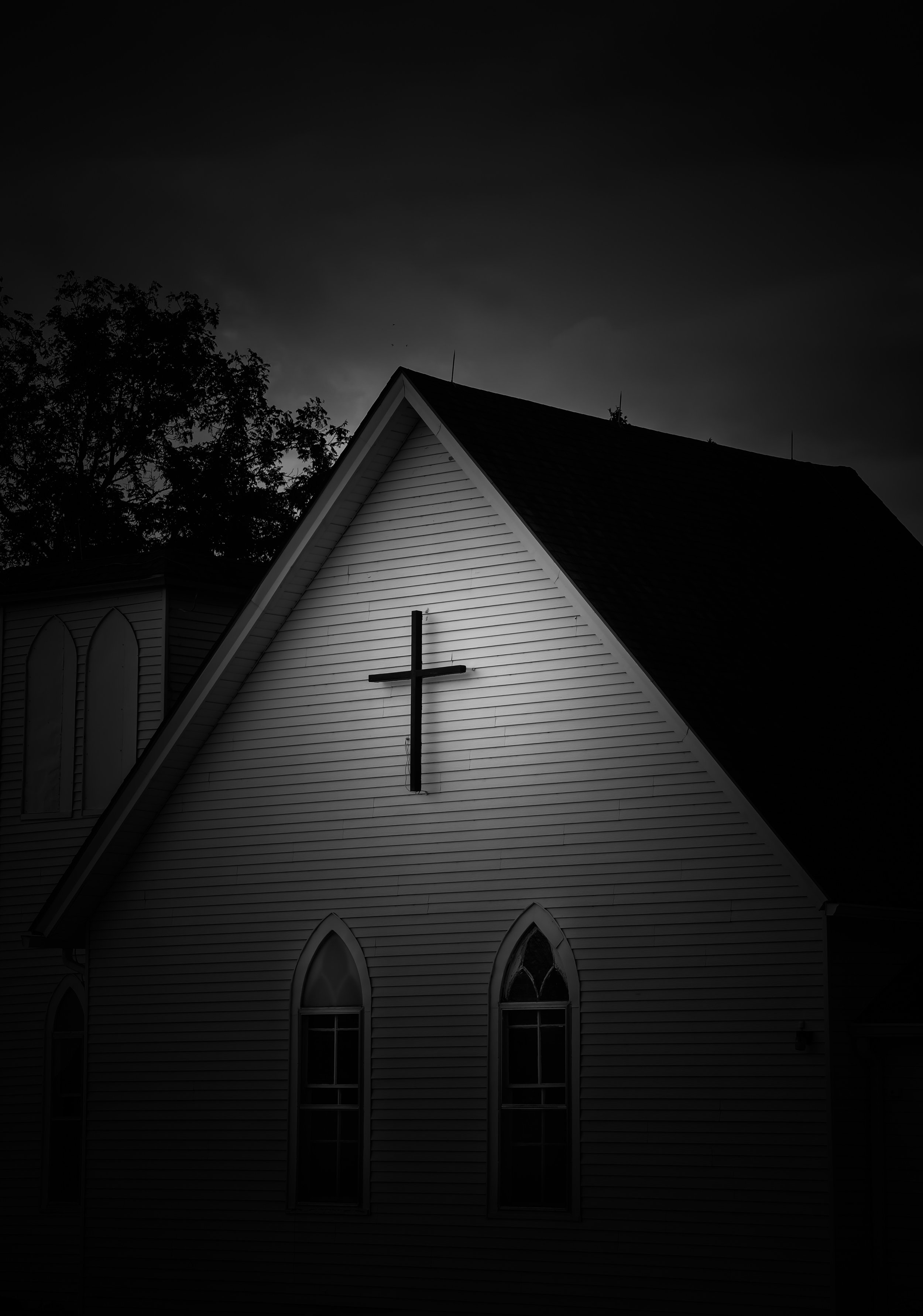 Light finds the cross first, and everything else falls into reverent stillness.