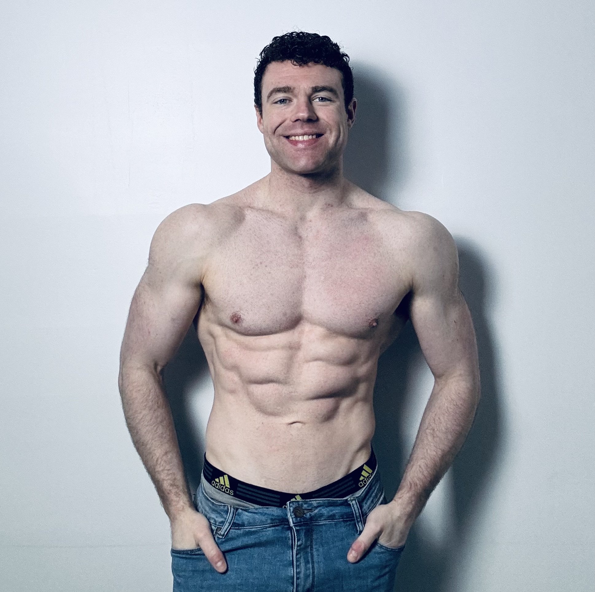 Andrew McGahren current physique after years of consistent strength training, nutrition, and recovery optimization