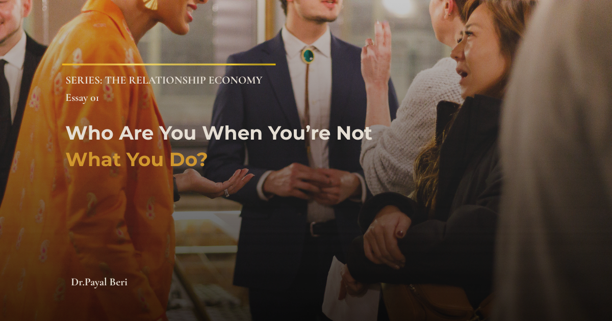 Who Are You When You’re Not What You Do?