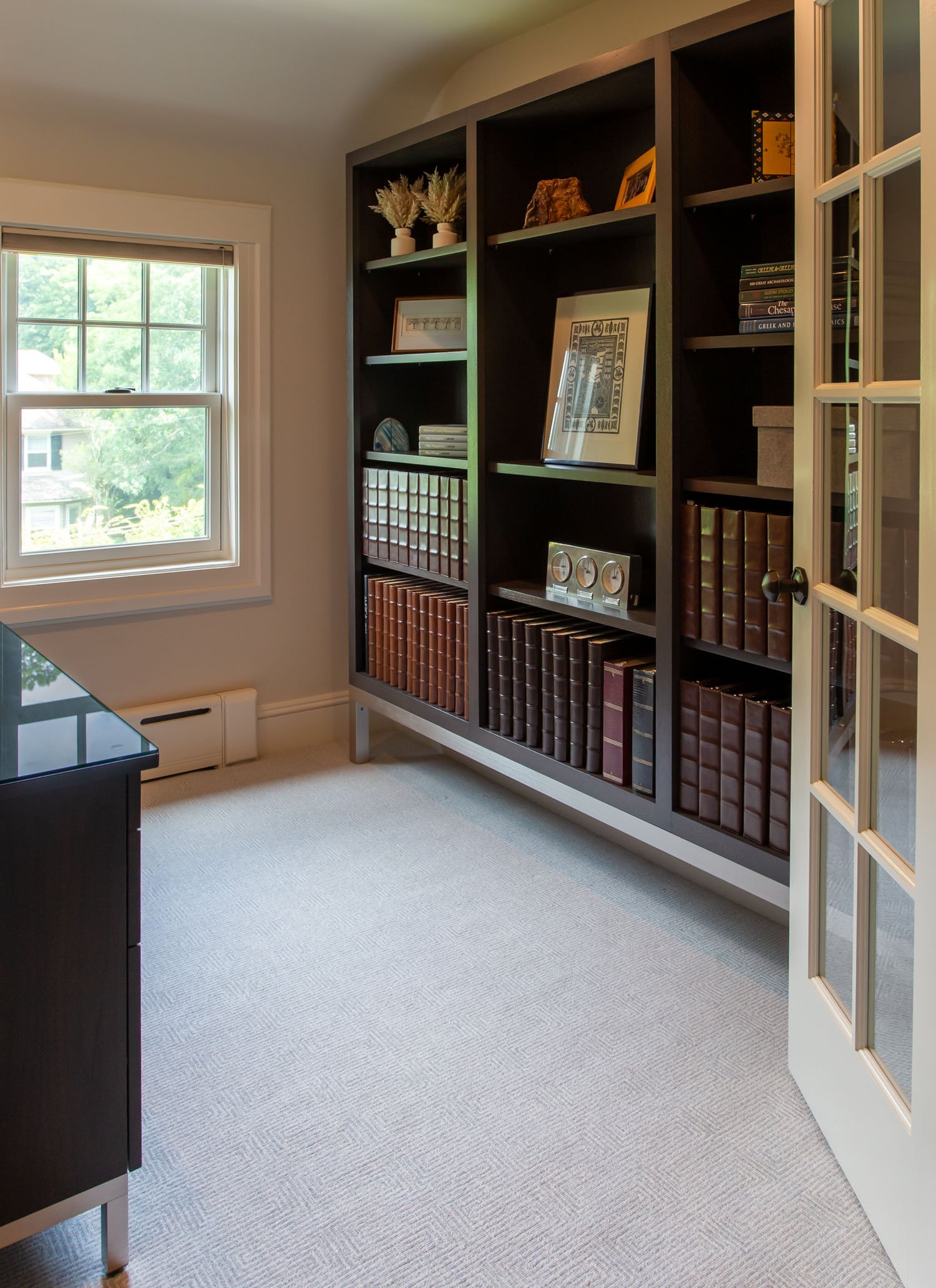 Build custom bookcases for oversized items.